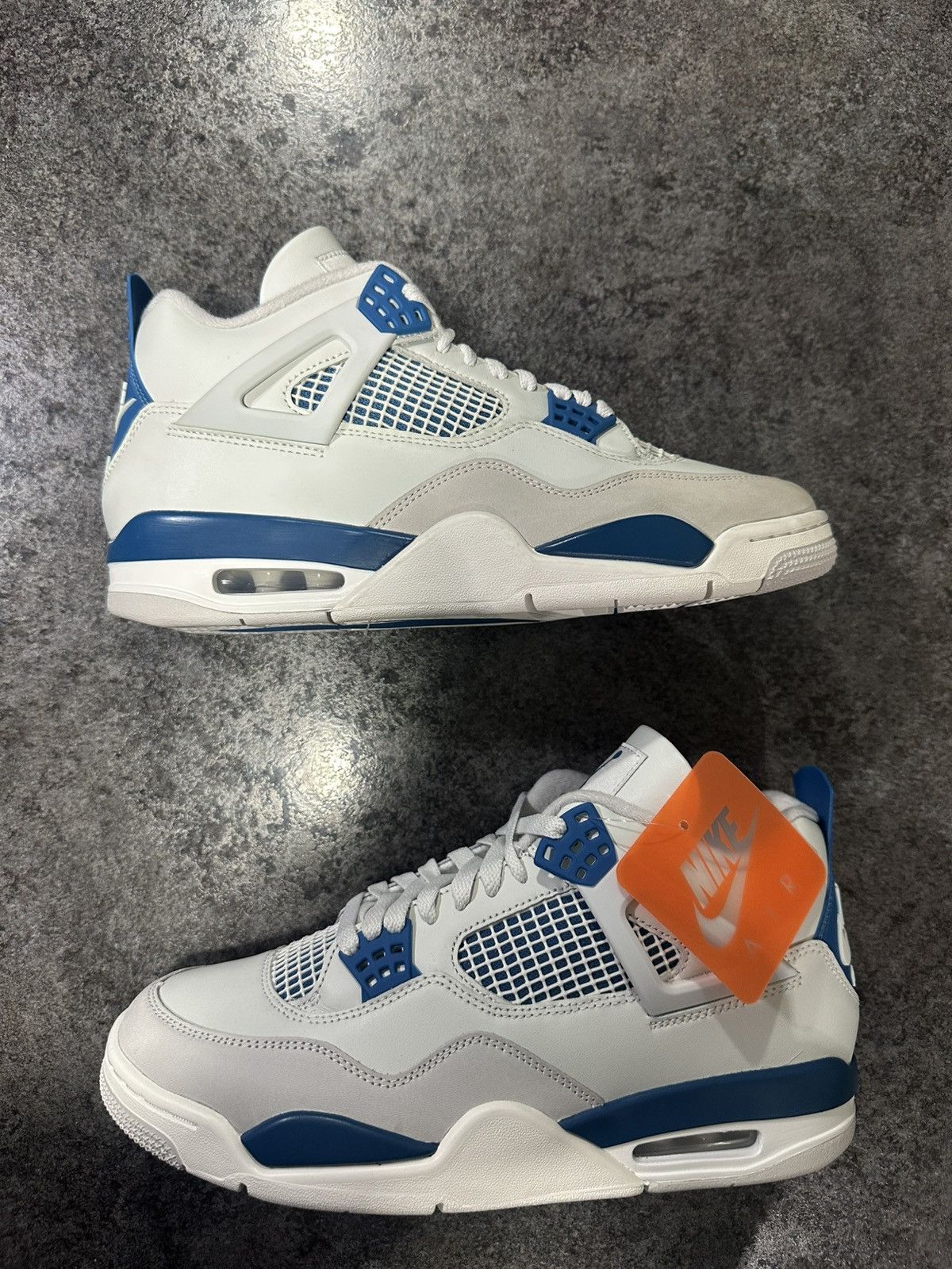 Jordan Brand Nike Air Jordan 4 Retro Military Blue 2024 size 10 Size US 10 / EU 43 - 1 Thumbnail