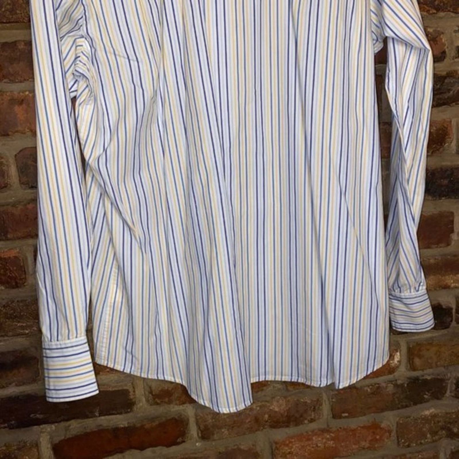 Sonoma Sonoma White Striped Long Sleeve Button Down Shirt Large Size US L / EU 52-54 / 3 - 9 Thumbnail
