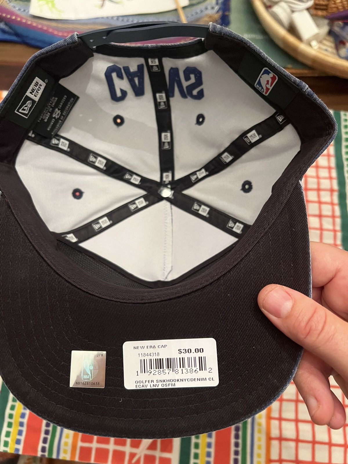 MyFitteds × New Era Cleveland Cavs x Myfitteds x New Era Golf Hat SnapBack Size ONE SIZE - 3 Thumbnail