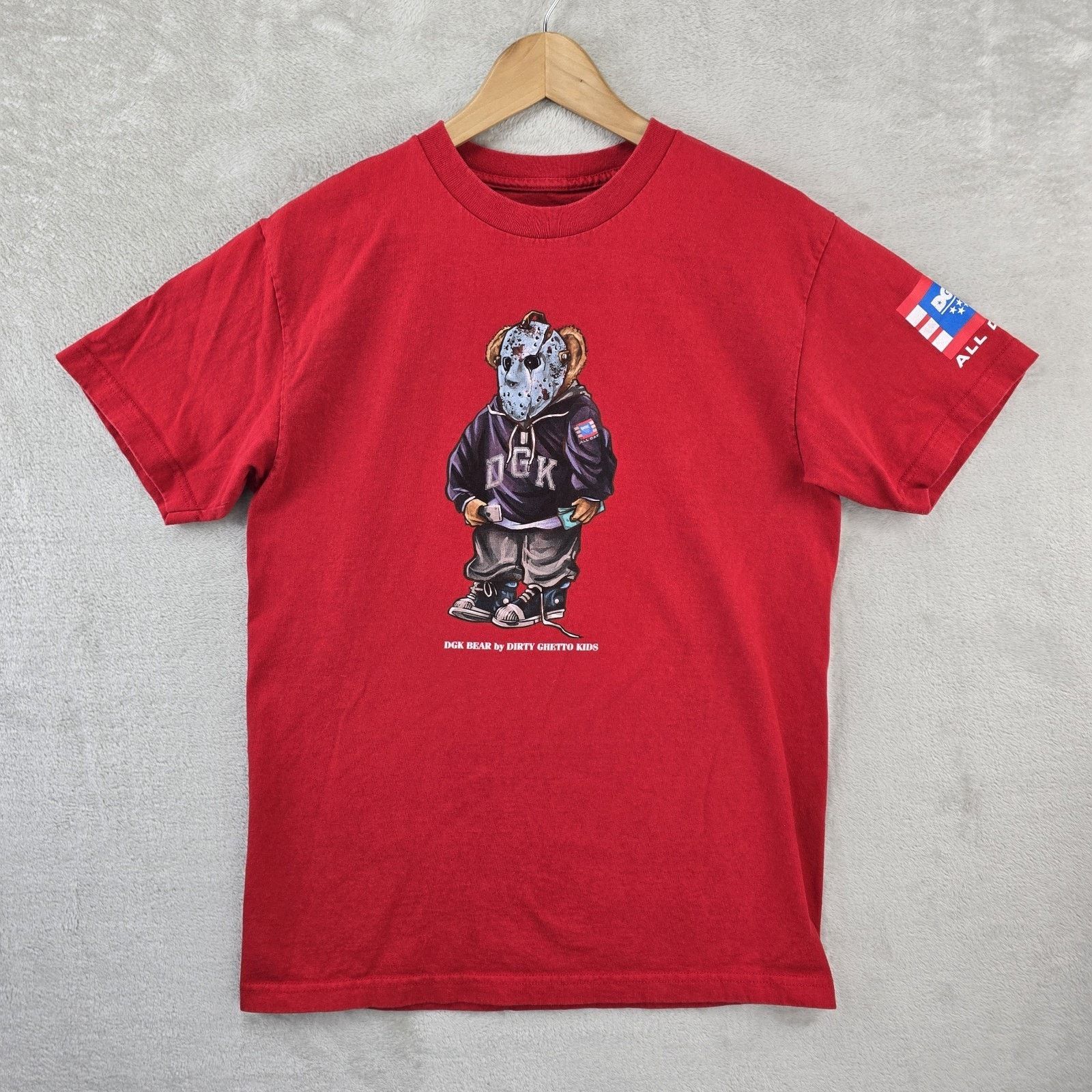 DGK DGK Dirty Ghetto Kids Jason Polo Bear Shirt Mens Medium Size US M / EU 48-50 / 2 - 2 Thumbnail