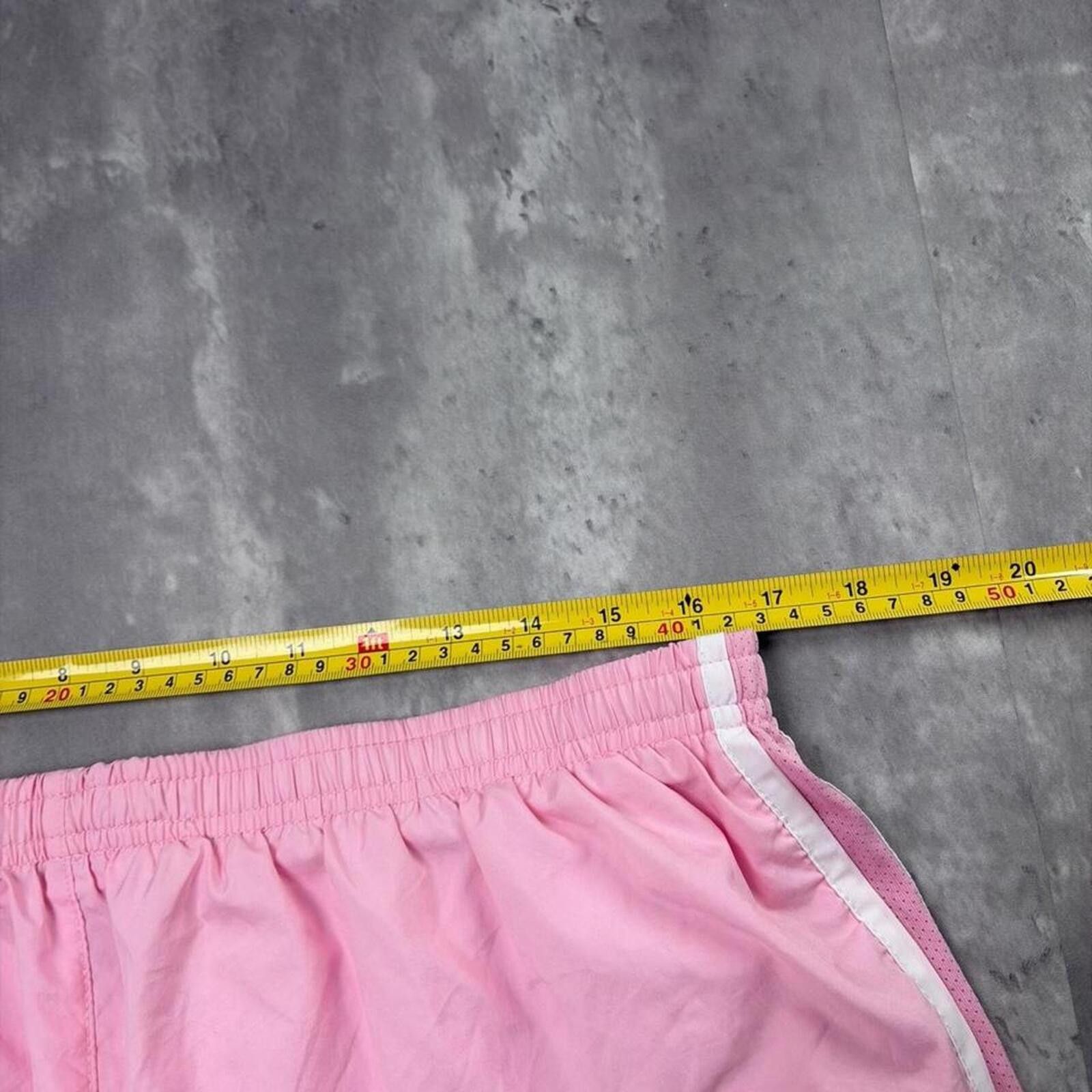 Nike Y2K Pink Nike Swoosh Grunge Mini Dri Fit Running Shorts Size 36" / US 14 / IT 50 - 6 Thumbnail
