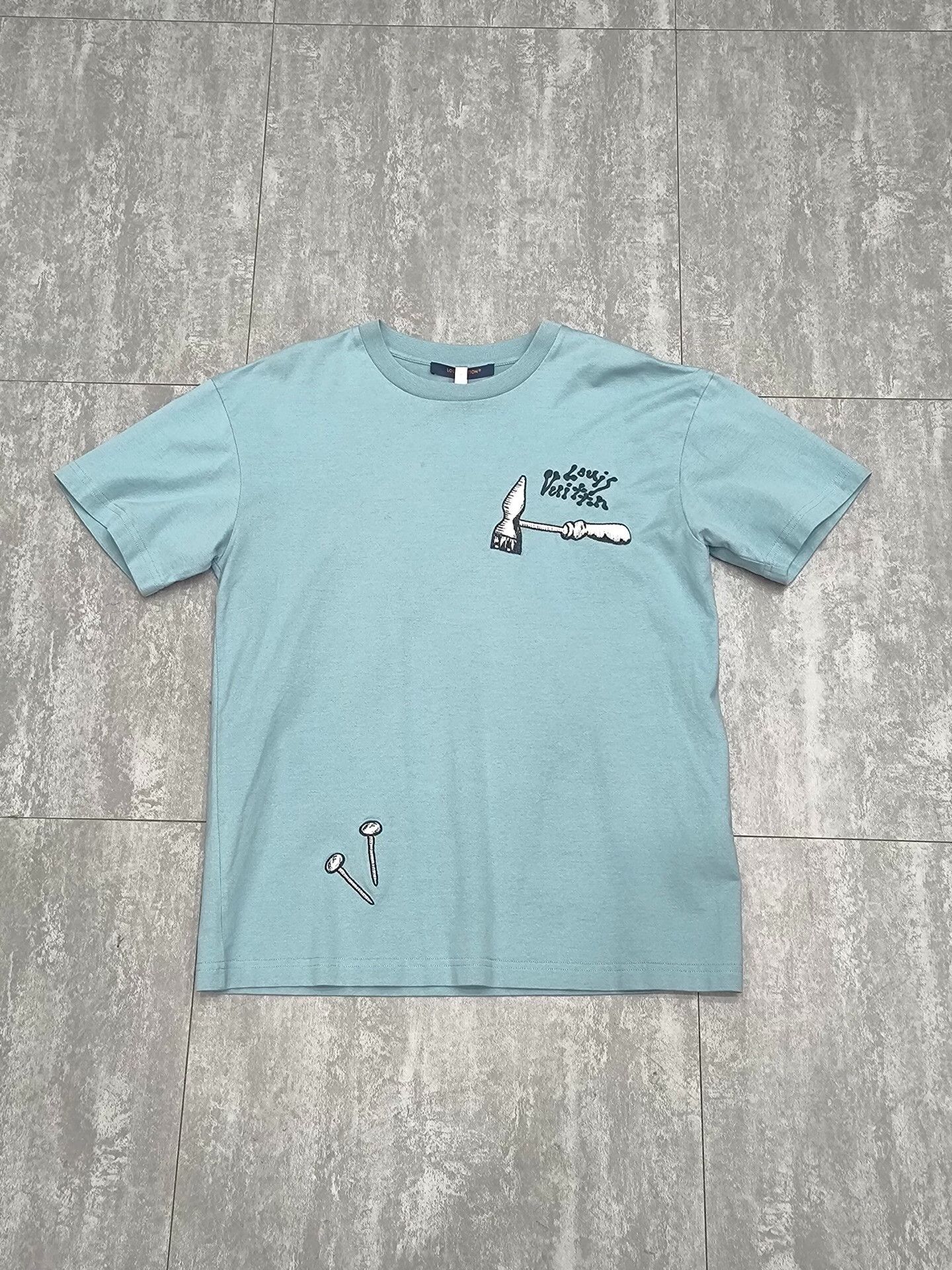 Louis Vuitton Louis Vuitton Blue T-Shirt s Men Size US S / EU 44-46 / 1 - 1 Thumbnail