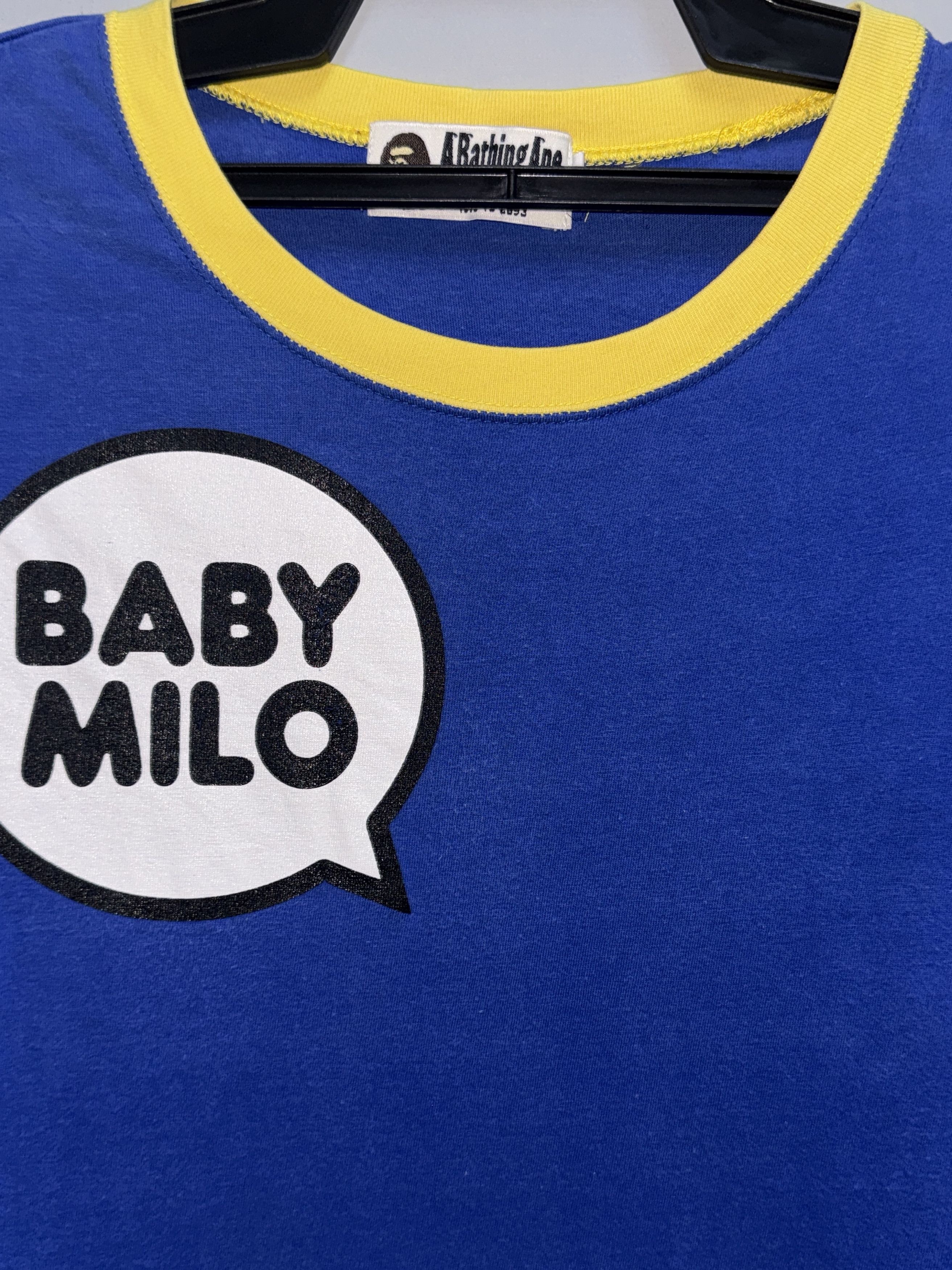 Bape A Bathing Ape Bape Baby Milo Ringer T-Shirt Size US M / EU 48-50 / 2 - 2 Thumbnail