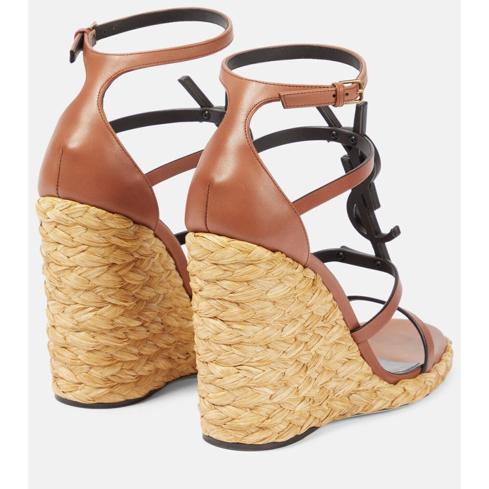 Yves Saint Laurent Saint Laurent YSL Logo Cassandra 105 Ankle Strap Heel 41 Size US 11 / IT 41 - 15 Thumbnail
