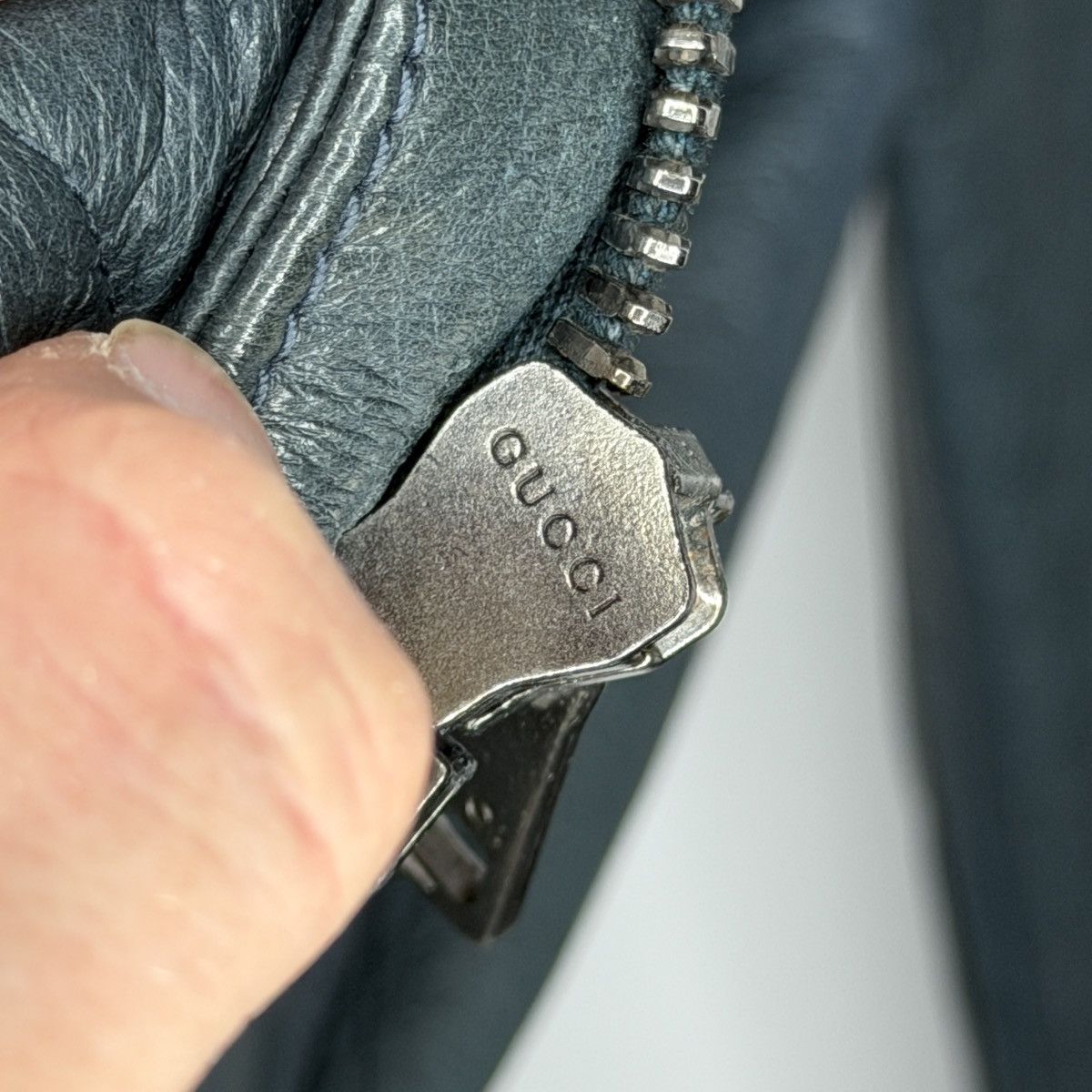 Gucci Gucci Leather Jacket Biker by Tom Ford Y2K Size S / US 4 / IT 40 - 12 Thumbnail