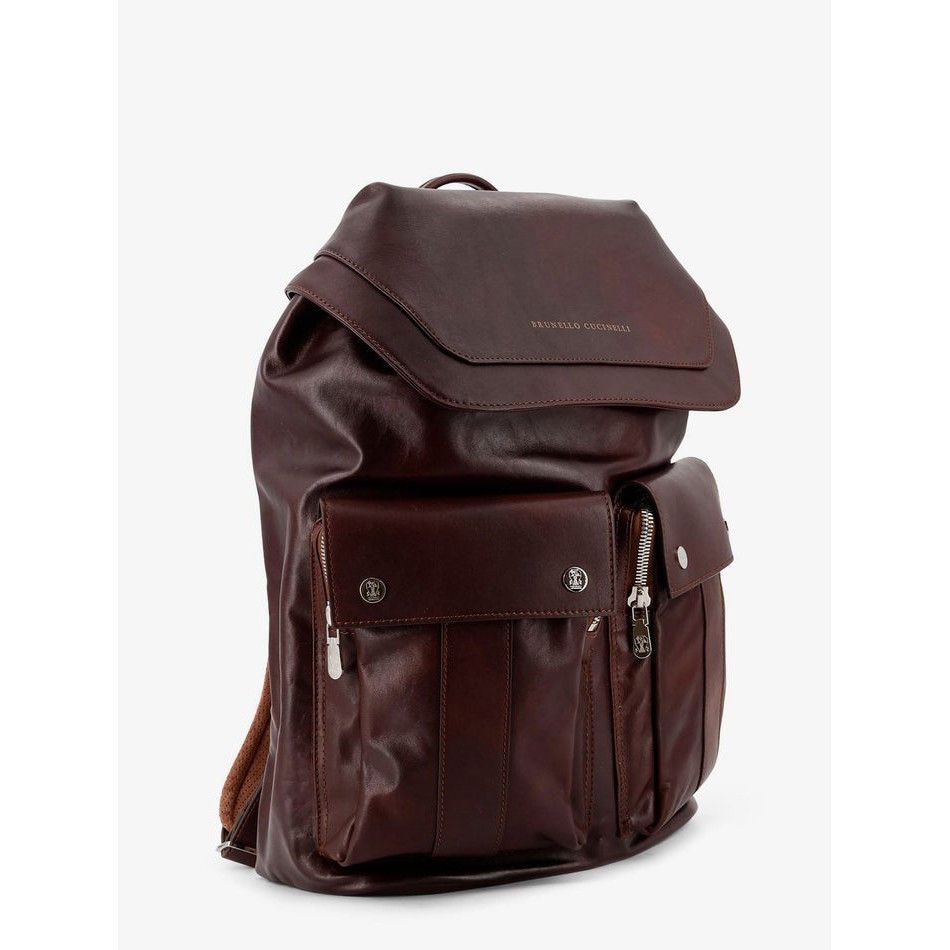 Brunello Cucinelli BRUNELLO CUCINELLI $5950 Rust Brown Backpack New & Authentic Size ONE SIZE - 3 Thumbnail