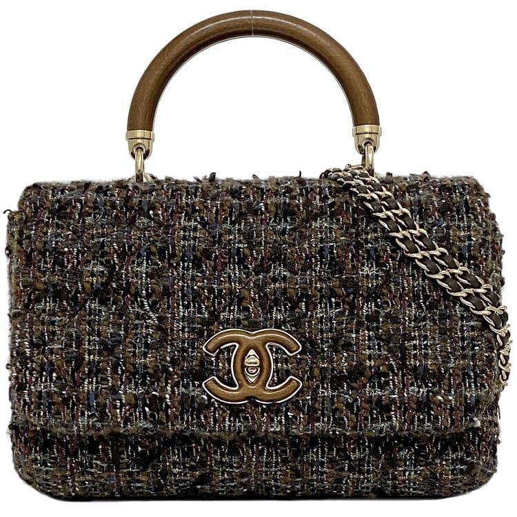 Chanel CHANEL Shoulder Bag Brown Tweed Size ONE SIZE - 1 Thumbnail