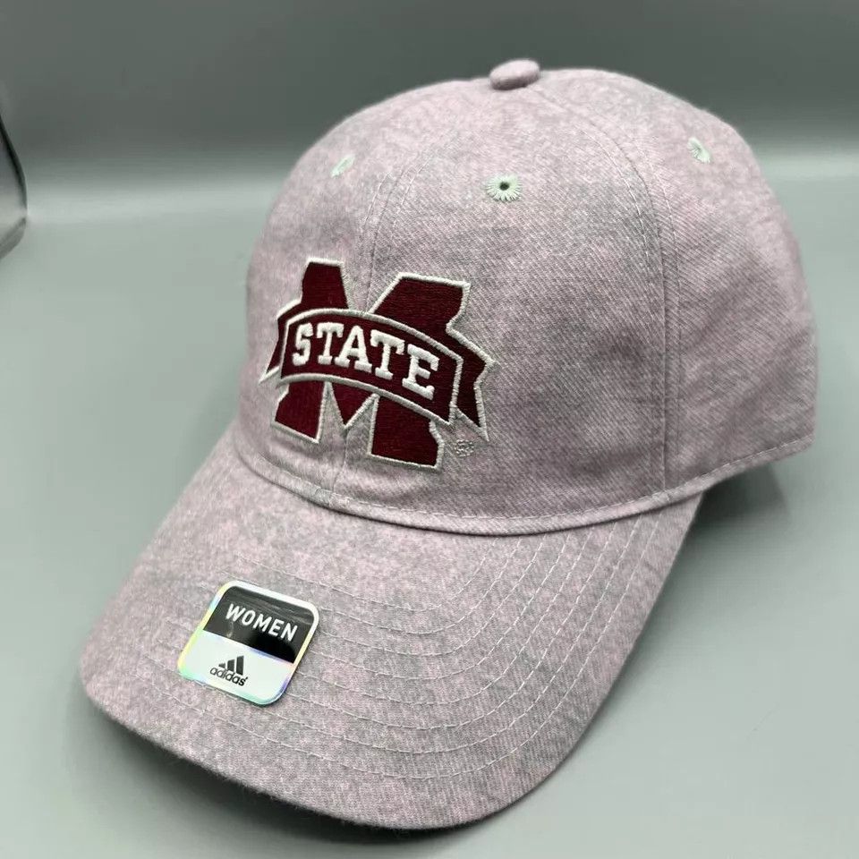 Adidas Mississippi State Bulldogs Hat Women Adidas Strap Back Cap Size ONE SIZE - 2 Thumbnail