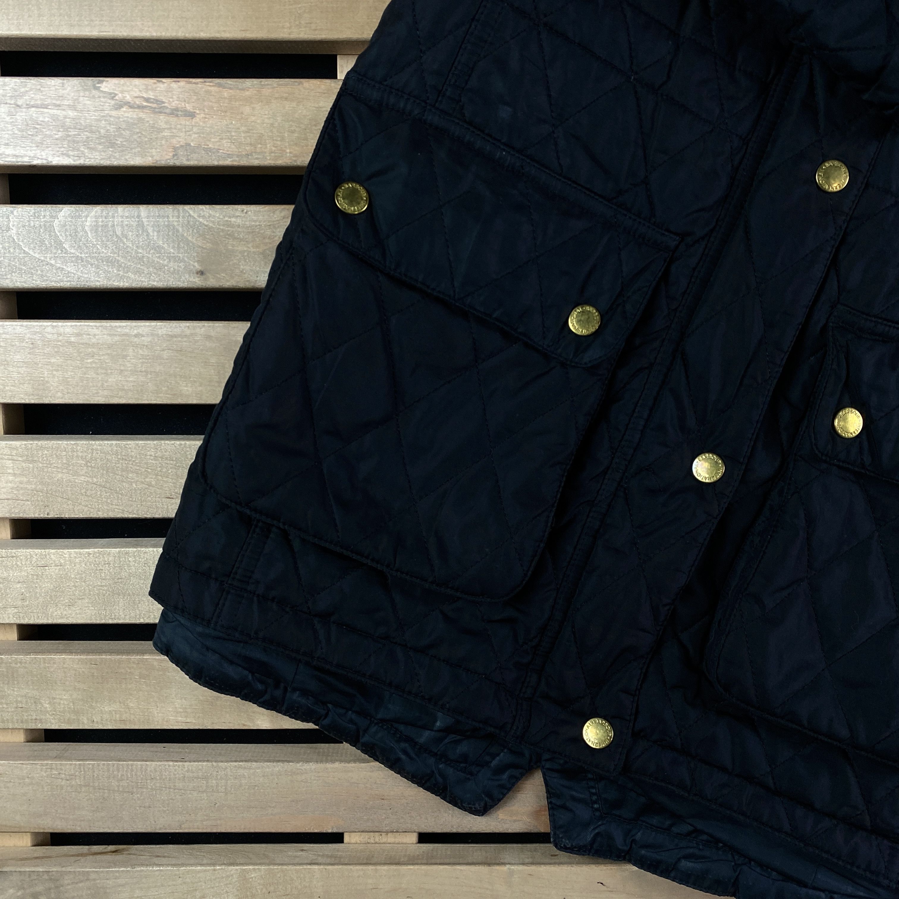 Barbour Women’s Quilted Coat Jacket Barbour International Size US 8 Size M / US 6-8 / IT 42-44 - 3 Thumbnail