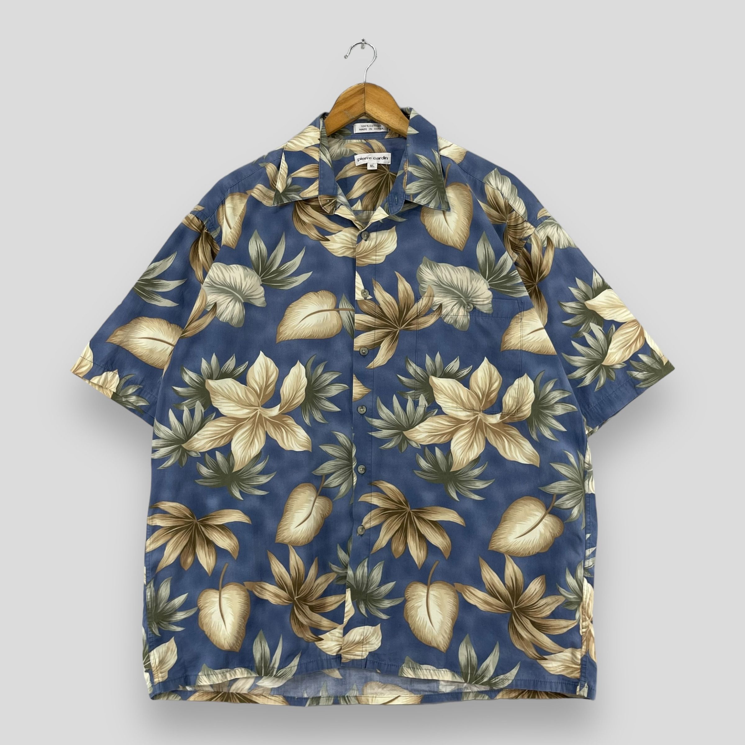 Japanese Brand × Vintage Vintage PIERRE CARDIN Aloha Beach Floral Motive Hawaii Shirt Size US XL / EU 56 / 4 - 1 Thumbnail