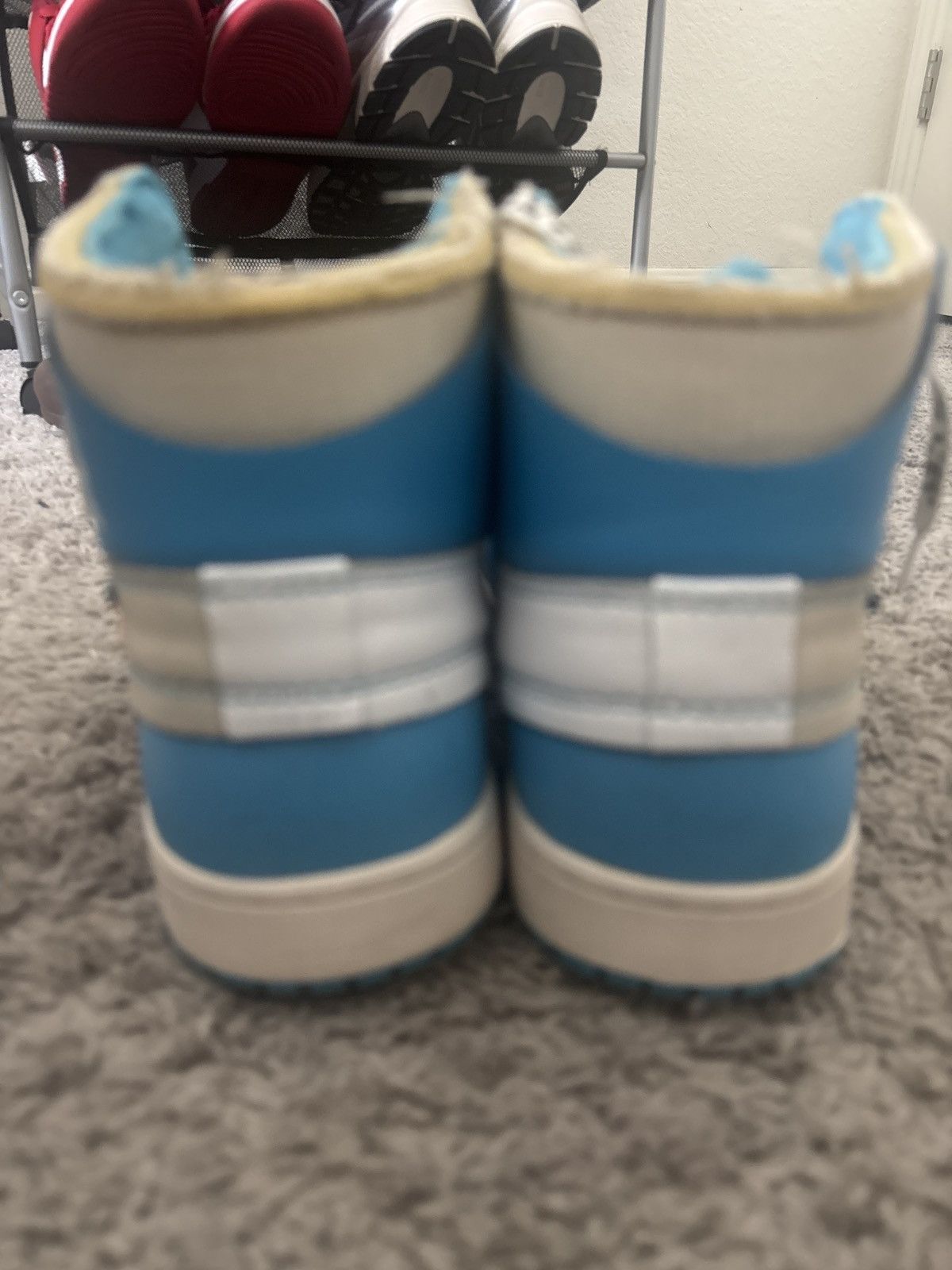 Nike × Off-White Off White Jordan 1 Unc Size US 10.5 / EU 43-44 - 4 Thumbnail