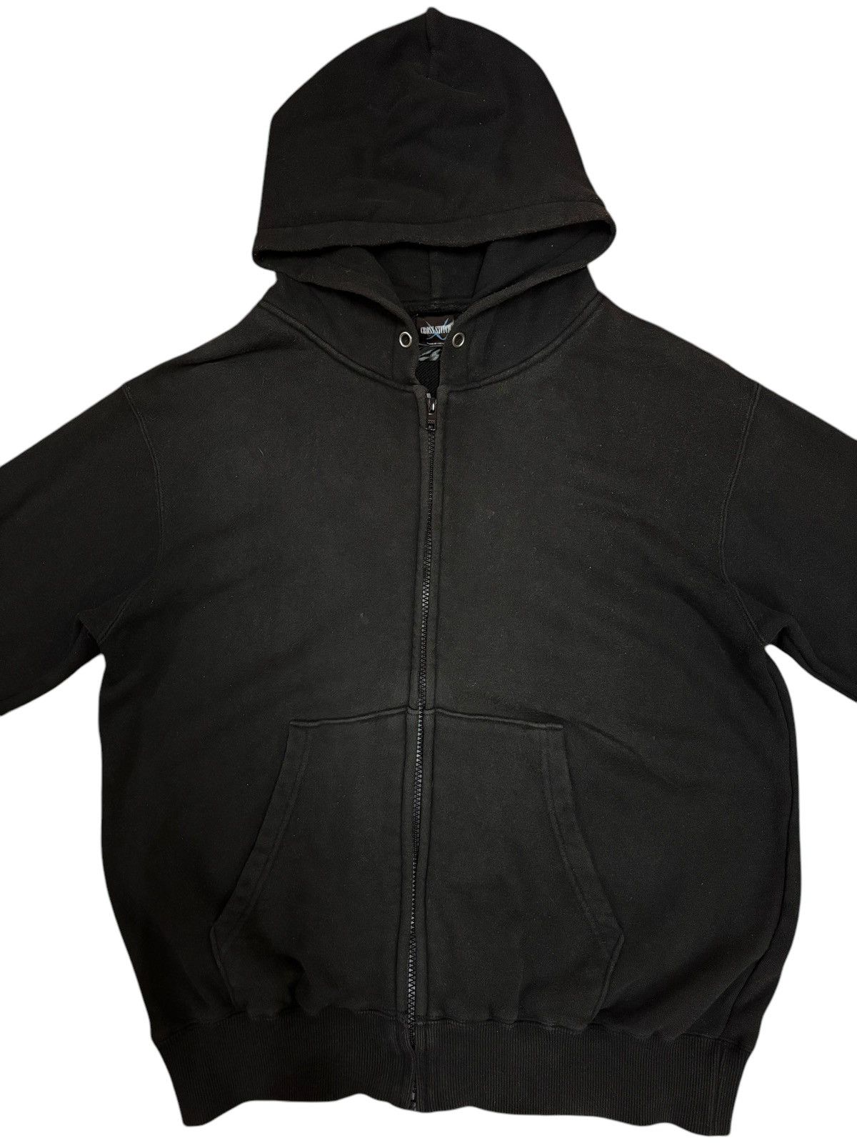 Japanese Brand Vtg Cross Stitch Heavyweight Zipped Plain Hoddie Size US M / EU 48-50 / 2 - 2 Thumbnail