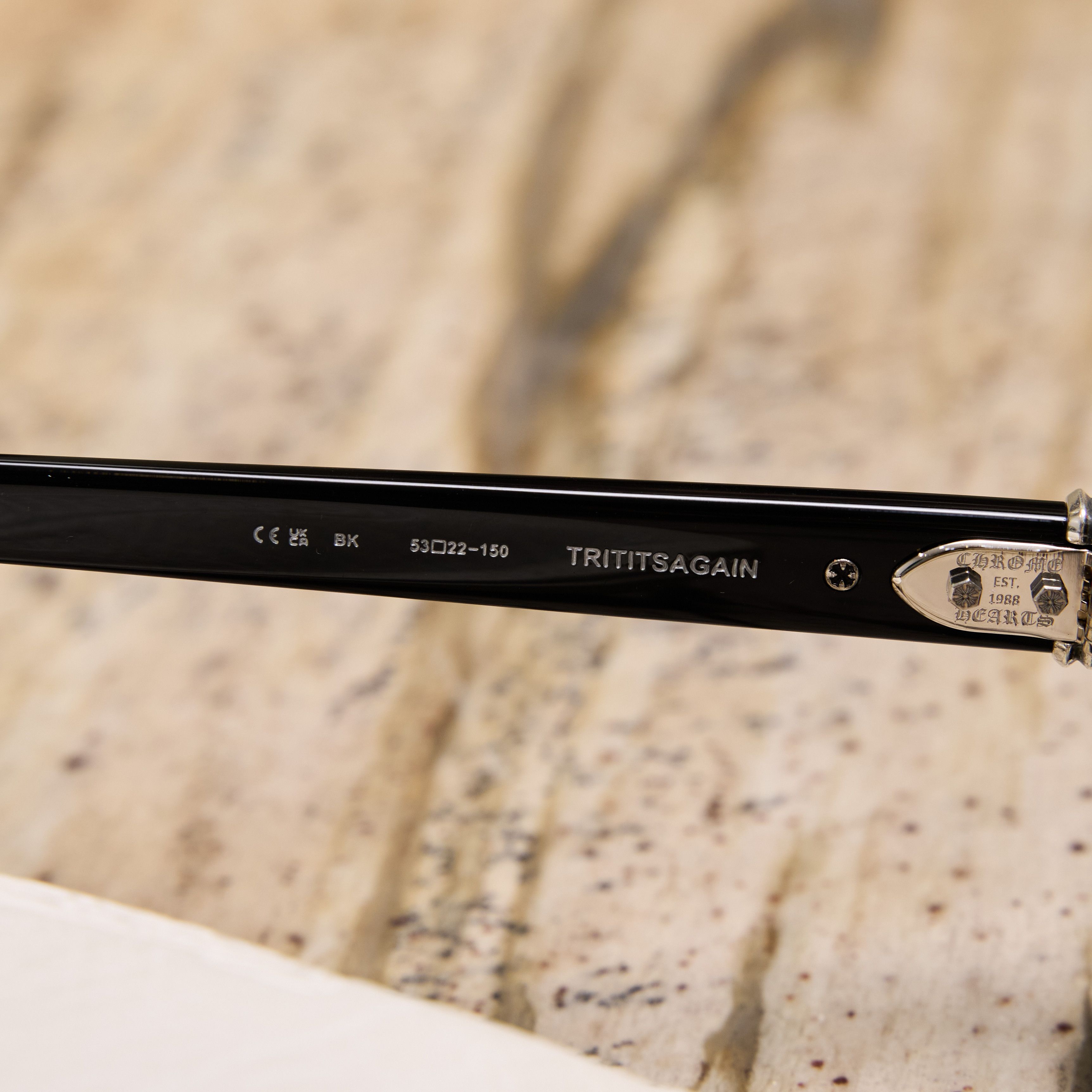 Chrome Hearts CHROME HEARTS TRITITSAGAIN BLACK Size ONE SIZE - 6 Thumbnail
