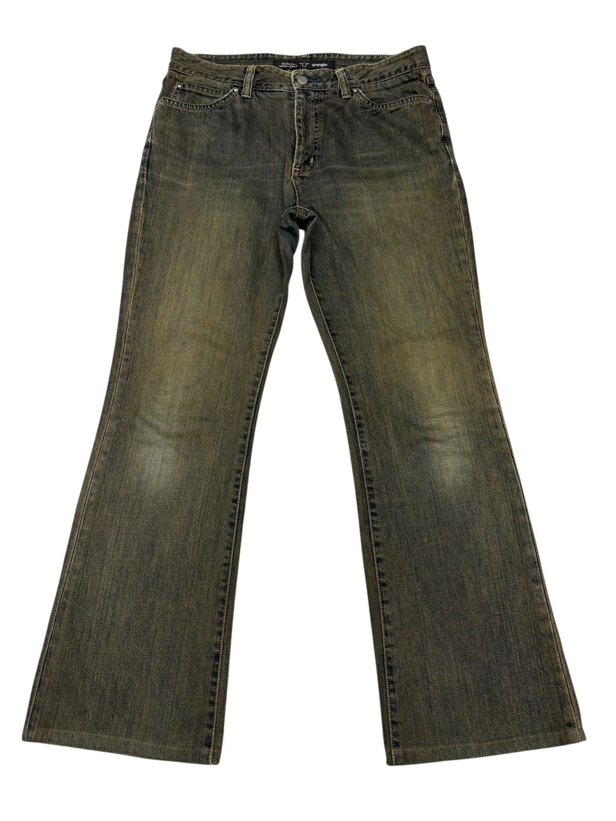 Kapital Flare Jeans Earthy Mud Wash Wrangler Rusty Denim Jeans Size US 32 / EU 48 - 1 Thumbnail