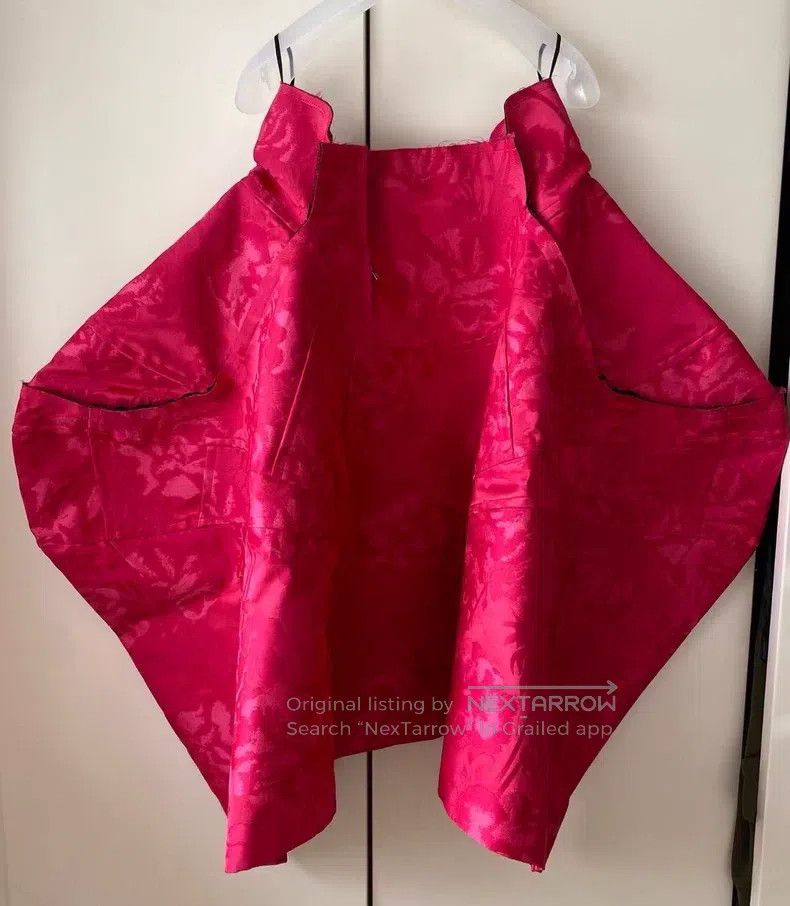 Comme des Garcons Comme Des Garcons Pink Jacquard Oversized Skirt Size S / US 4 / IT 40 - 2 Thumbnail