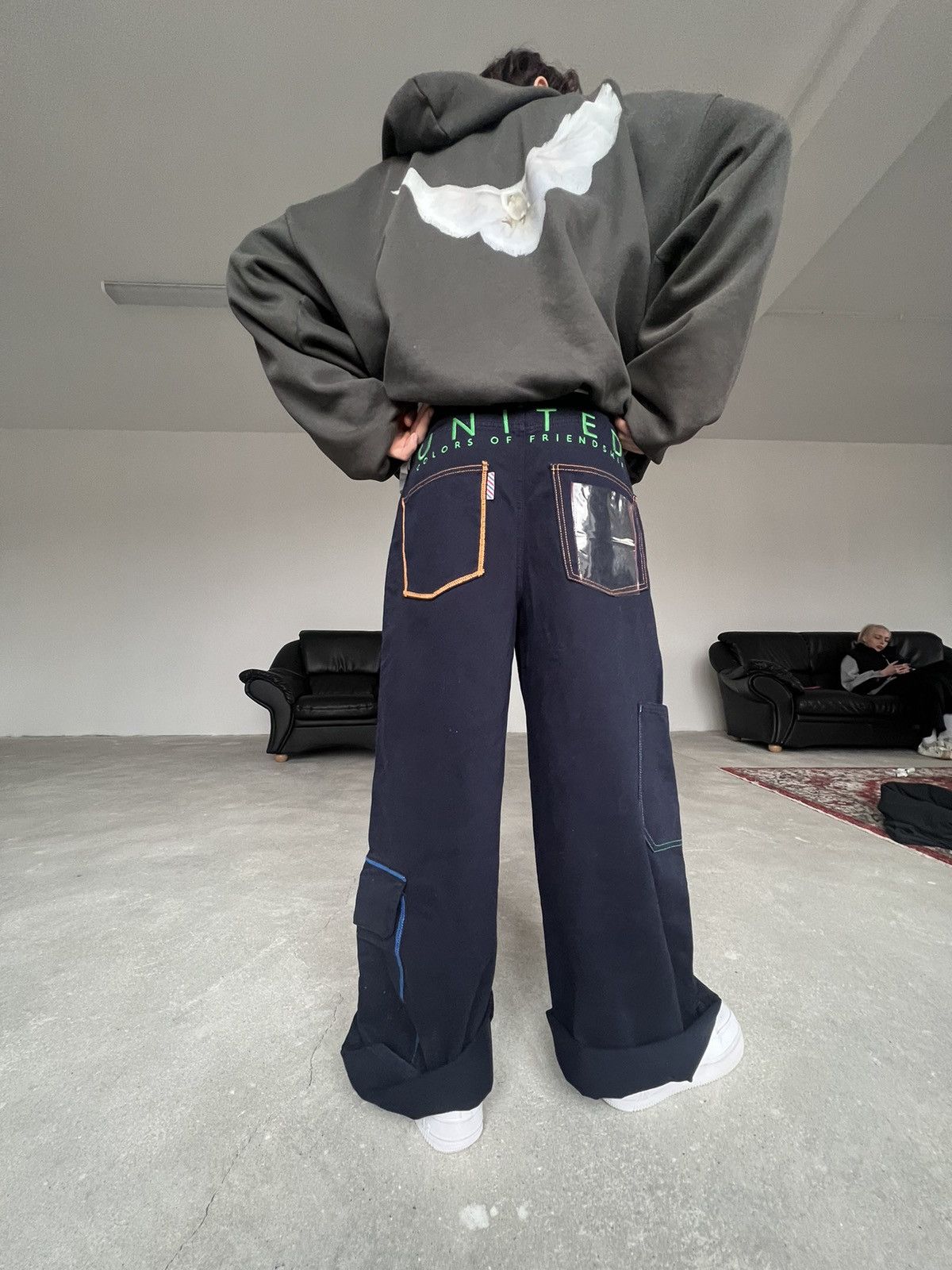 JNCO Vintage Benetton Baggy Jeans Size US 30 / EU 46 - 10 Thumbnail