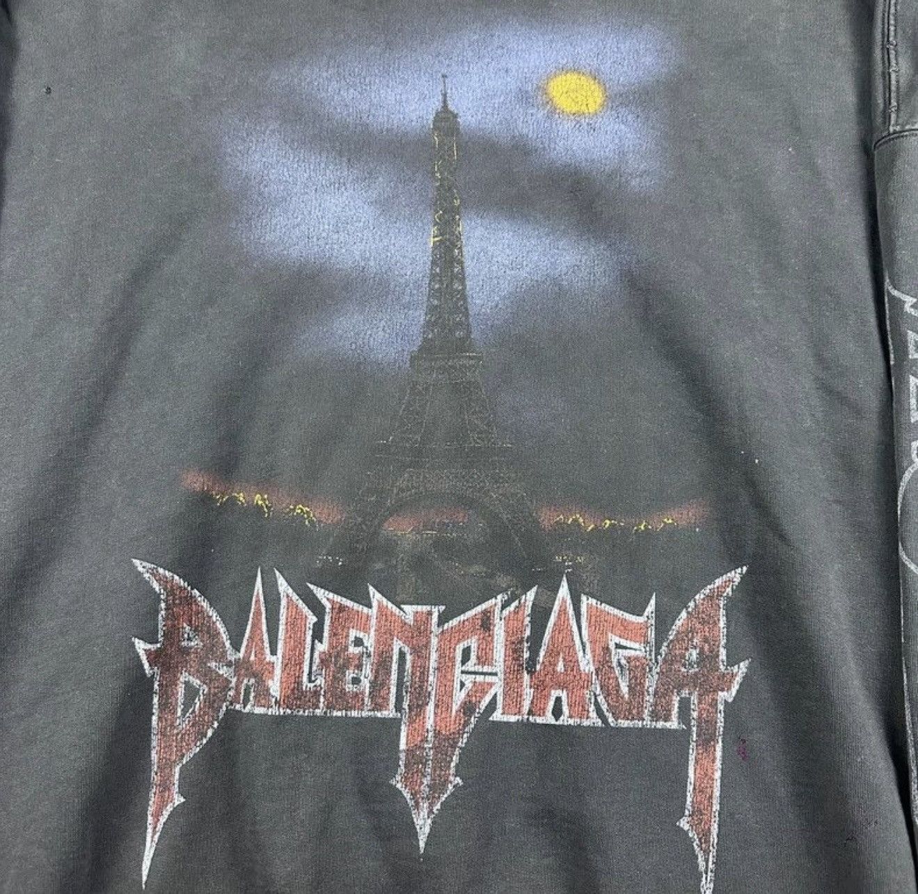 Balenciaga BALENCIAGA EIFFEL TOWER PARIS MOON HOODIE Size US L / EU 52-54 / 3 - 2 Thumbnail