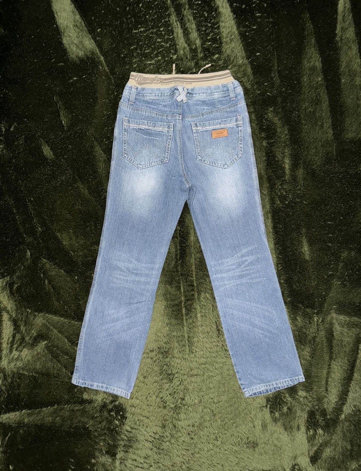Wrangler [W32-33] Wrangler Japan Elastic embroidery Denim Size US 32 / EU 48 - 7 Thumbnail