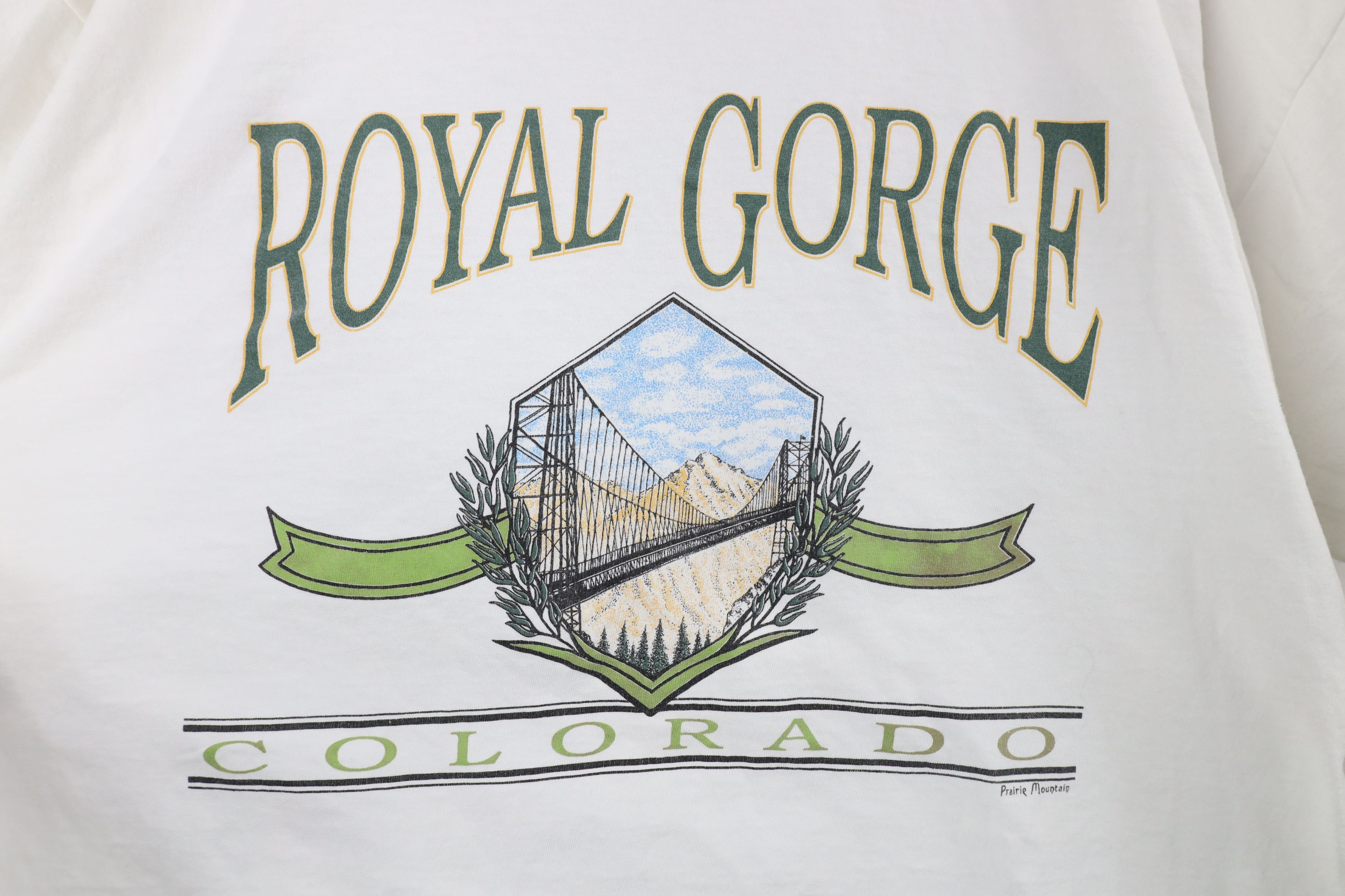 Vintage Vintage 90s Streetwear Royal Gorge Short Sleeve T-Shirt Size US XL / EU 56 / 4 - 4 Thumbnail