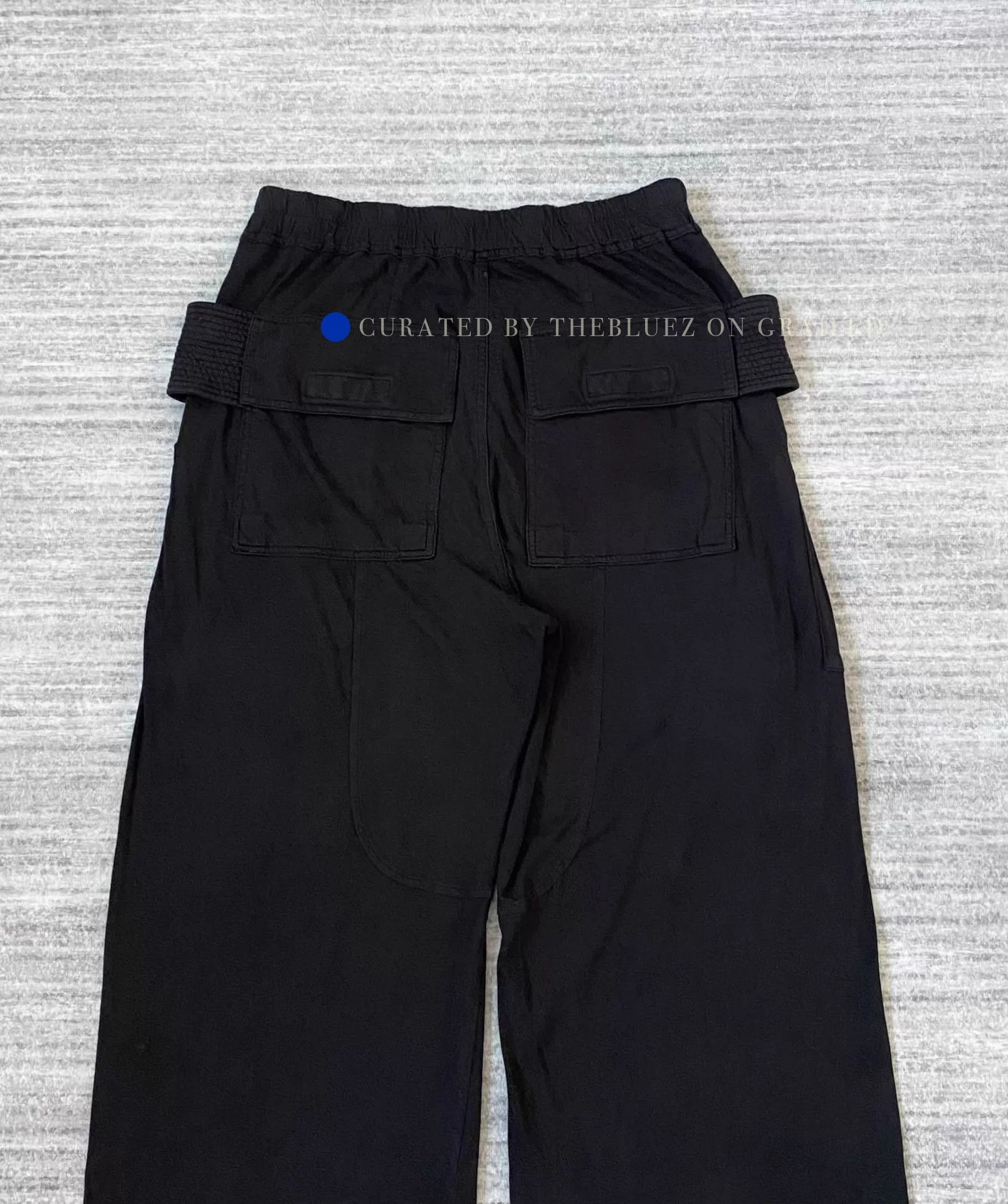 Rick Owens Double Ring Wide-Leg Trousers in Black Size US 32 / EU 48 - 1 Preview