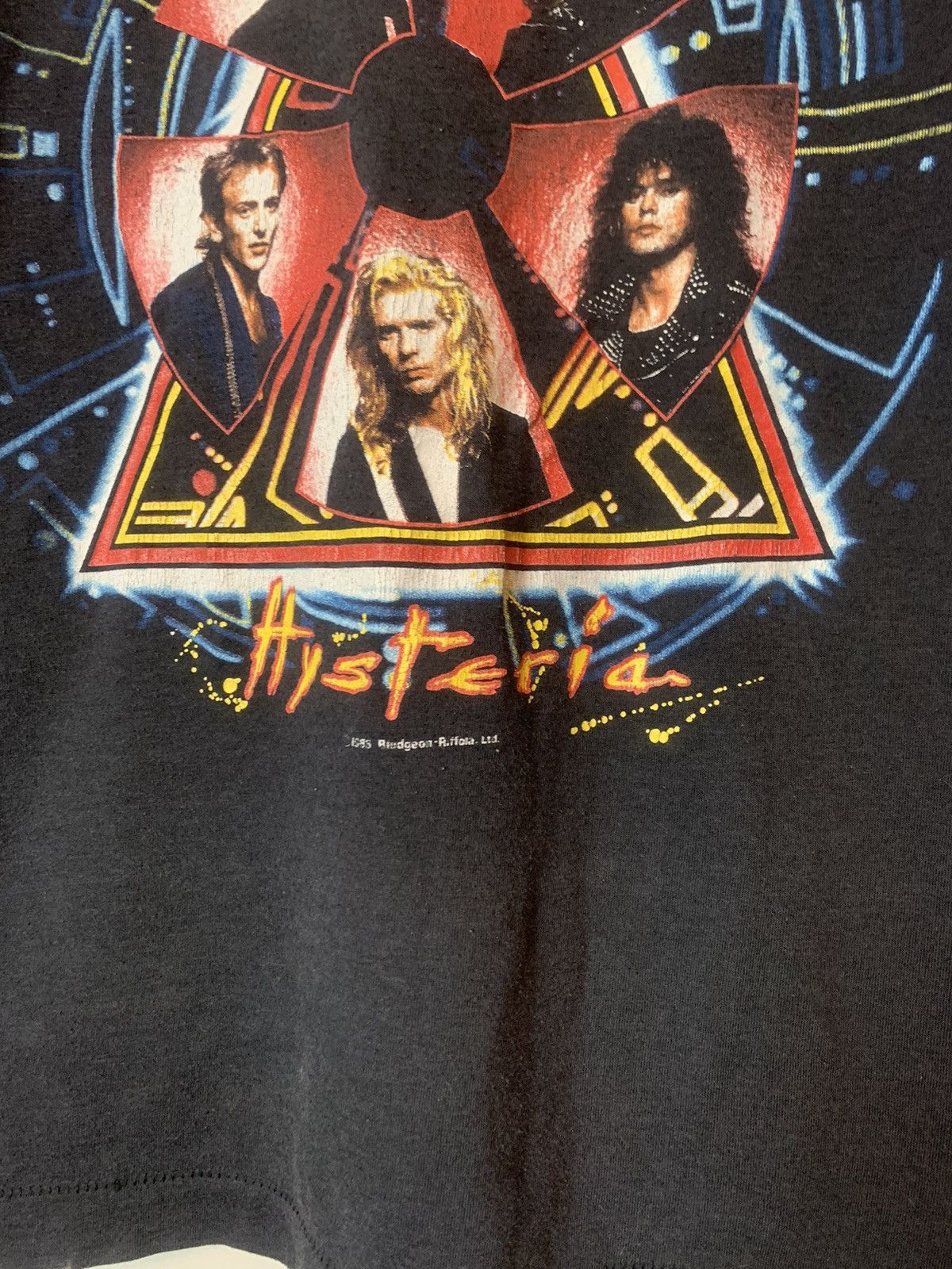 Band Tees × Def Leppard × Vintage VINTAGE 1988 DEF LEPPARD HYSTERIA RARE TEE T SHIRT Size US S / EU 44-46 / 1 - 3 Thumbnail