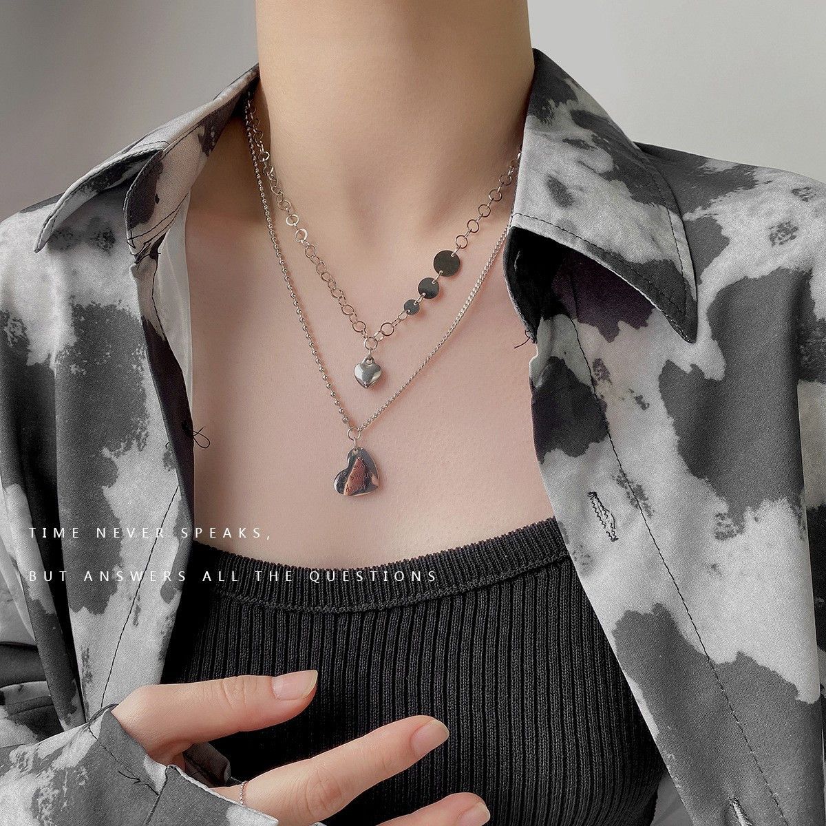 Other New Trend STEAL! Y2K Chains Necklace Chain Size ONE SIZE - 1 Thumbnail