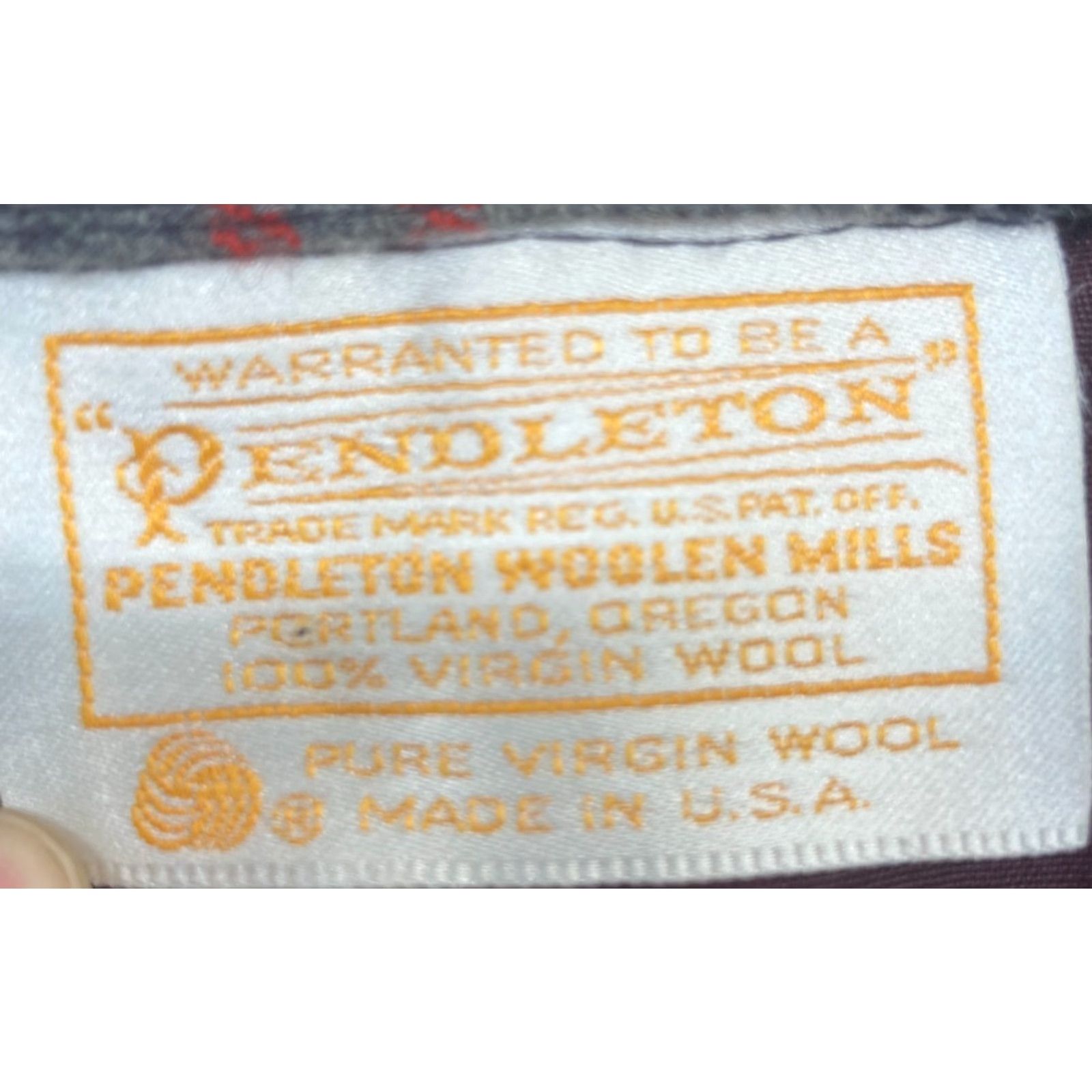 Pendleton VINTAGE Pendleton Wool Skirt Women's Large Tartan Plaid 80s Wool Casual Country Black Red Size 36" / US 14 / IT 50 - 3 Thumbnail