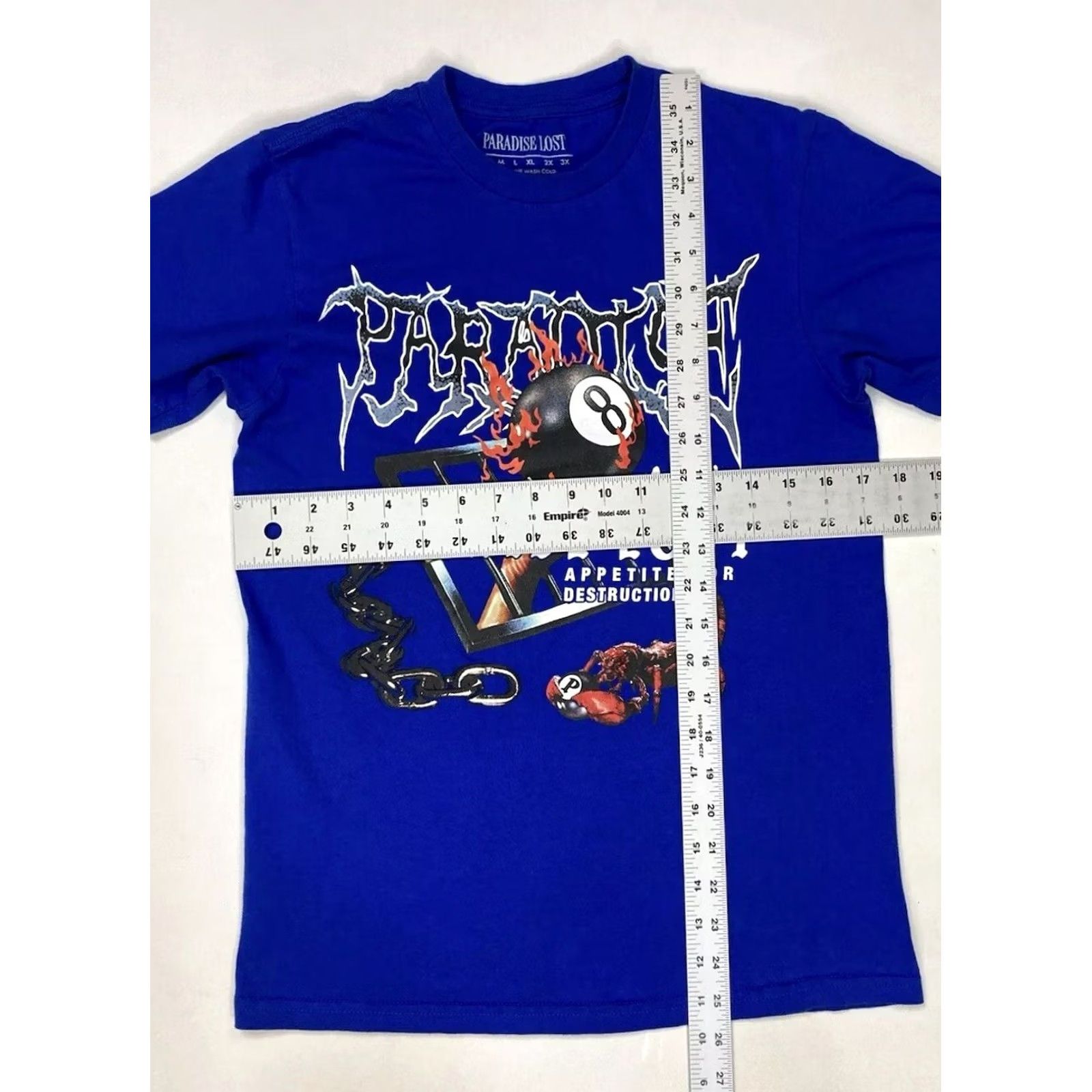 Paradise Paradise Lost T-Shirt Graphic Print Men Small Blue Shirt Size US S / EU 44-46 / 1 - 5 Thumbnail