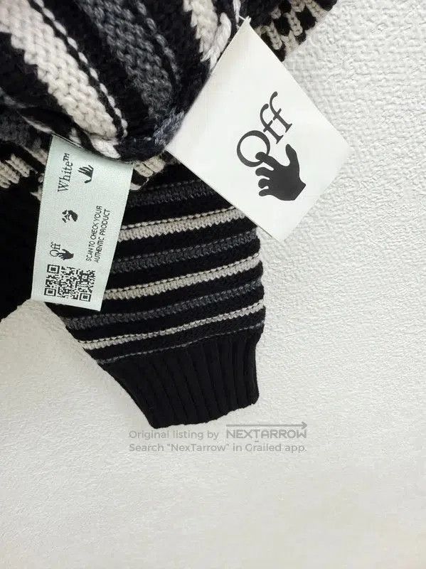 Off-White Off-White Black Wool Men's Long Sleeve Hoodie . Size US XS / EU 42 / 0 - 6 Thumbnail