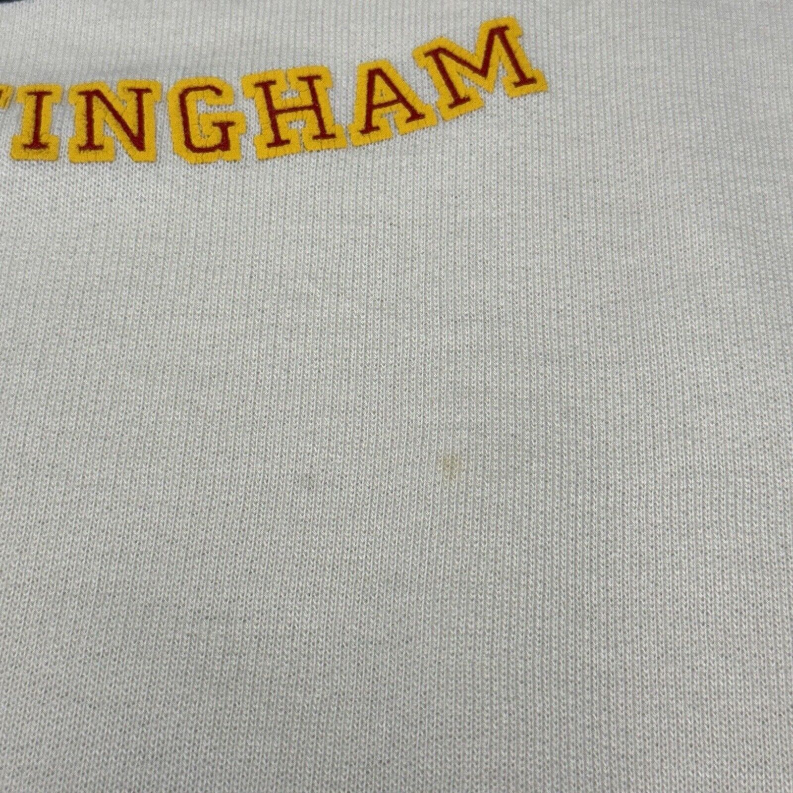 Vintage Vintage Nottingham Sweatshirt Mens XL White Crew Neck London Size US XL / EU 56 / 4 - 8 Thumbnail