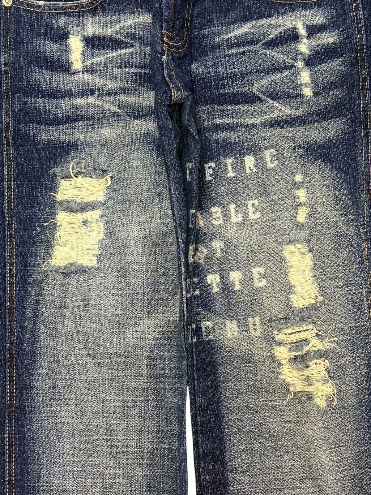 Affliction Chovette Punk Style Distressed Jeans Like Number Nine Size 29" - 3 Thumbnail