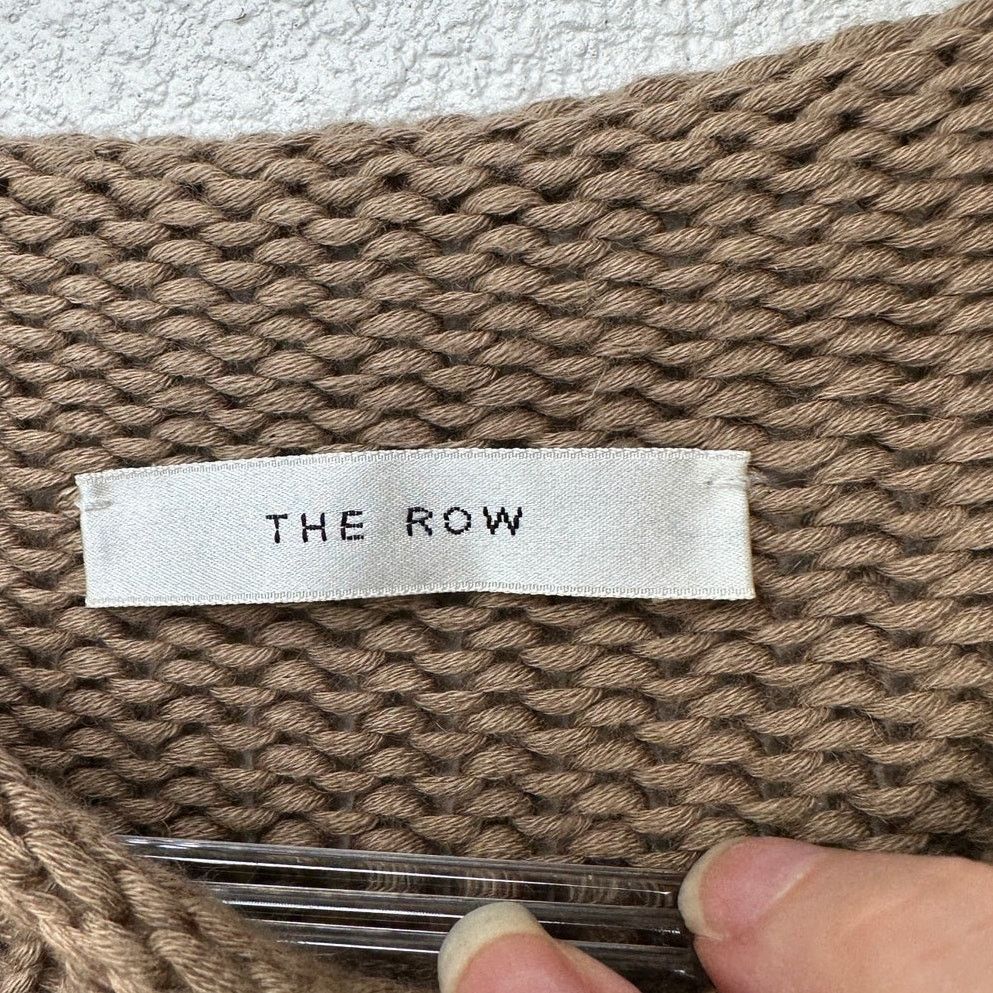The Row The Row Anteo Knit Sweater Mens Natural Brown Crewneck Size US M / EU 48-50 / 2 - 5 Thumbnail