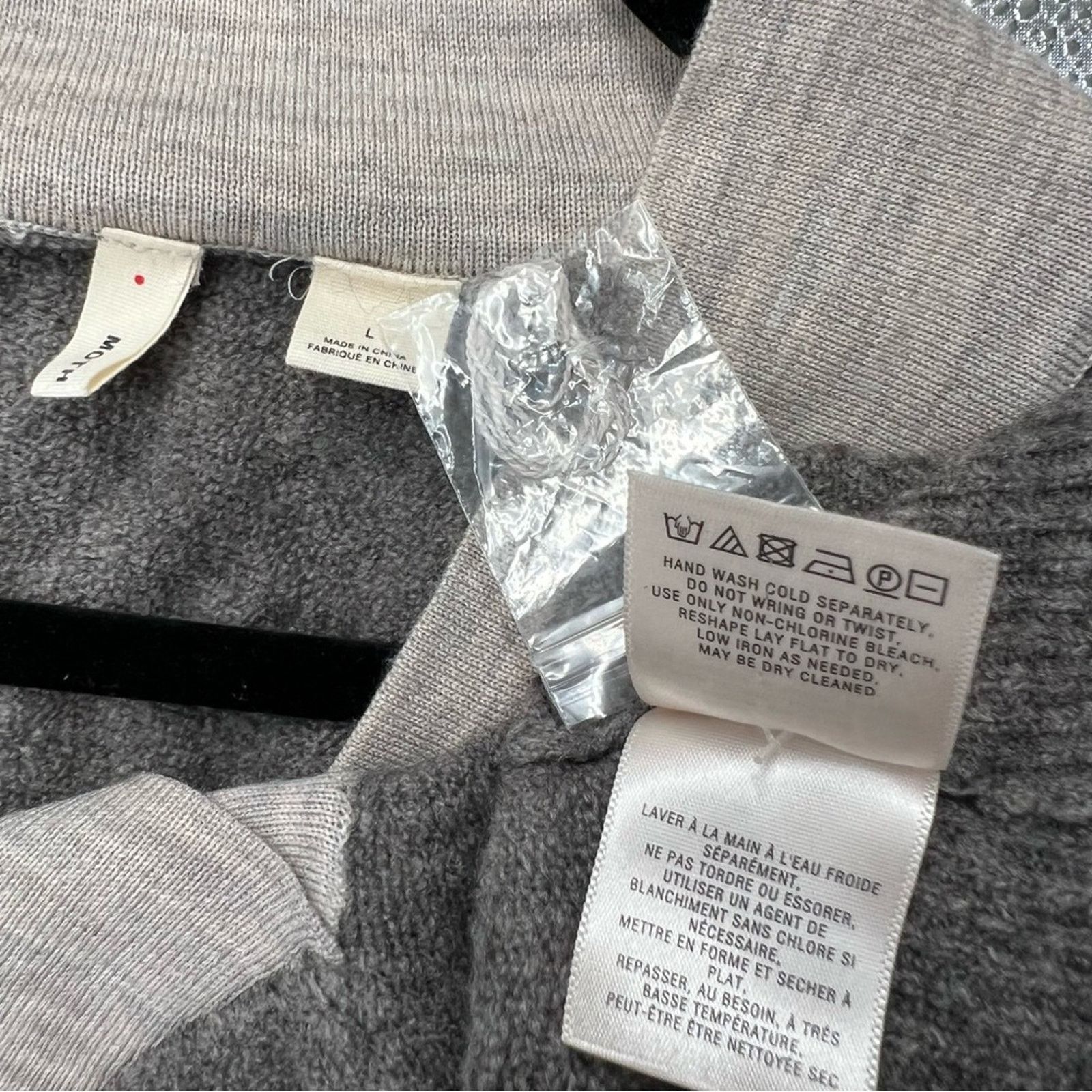 Anthropologie Anthropologie Moth Vneck Soft Wool Alpaca Pullover Sweater L Size L / US 10 / IT 46 - 12 Thumbnail