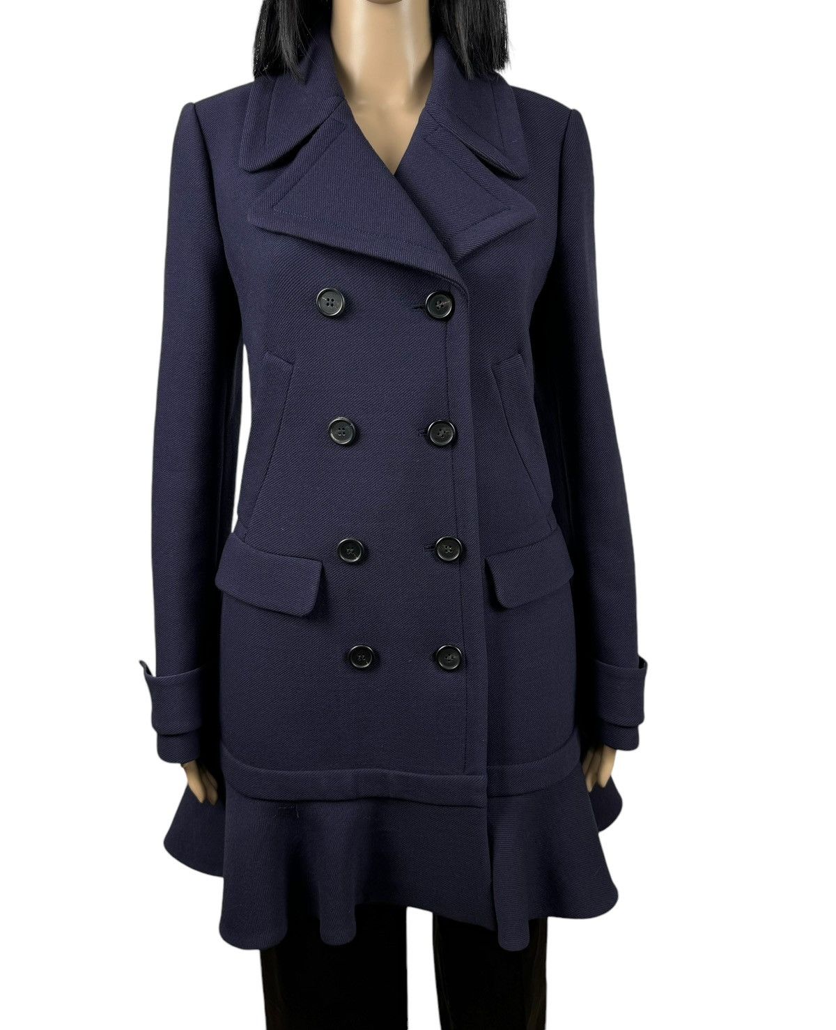 Prada Prada Virgin Wool Coat Basque size 40 Size S / US 4 / IT 40 - 14 Thumbnail