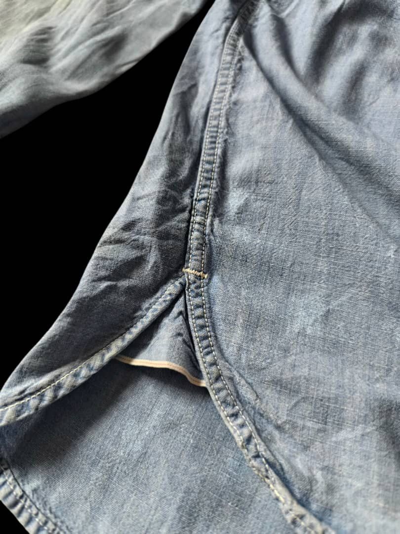 NEAL CASSADY FREEWHEELERS RAILROAD 30s STYLE chambray