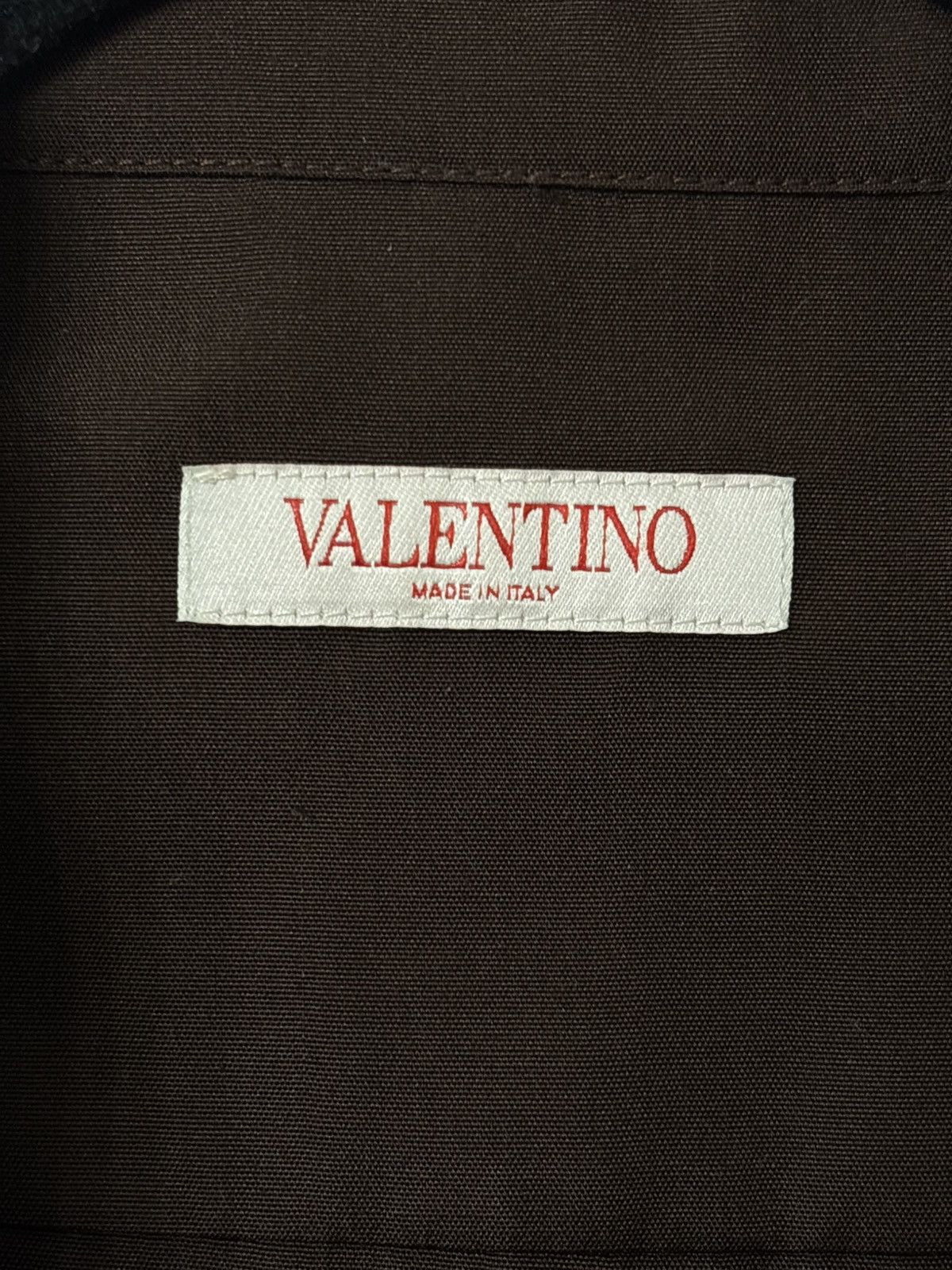 Valentino Valentino Brown Silk Pajama Shirt Size US L / EU 52-54 / 3 - 4 Thumbnail