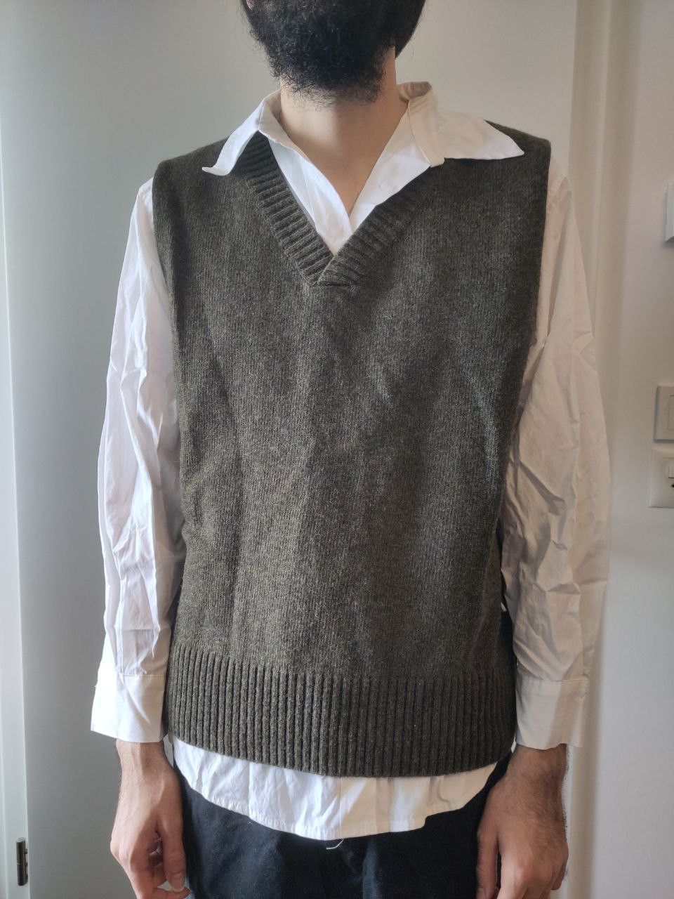 Olive Sweater vest Size US M / EU 48-50 / 2 - 5 Thumbnail