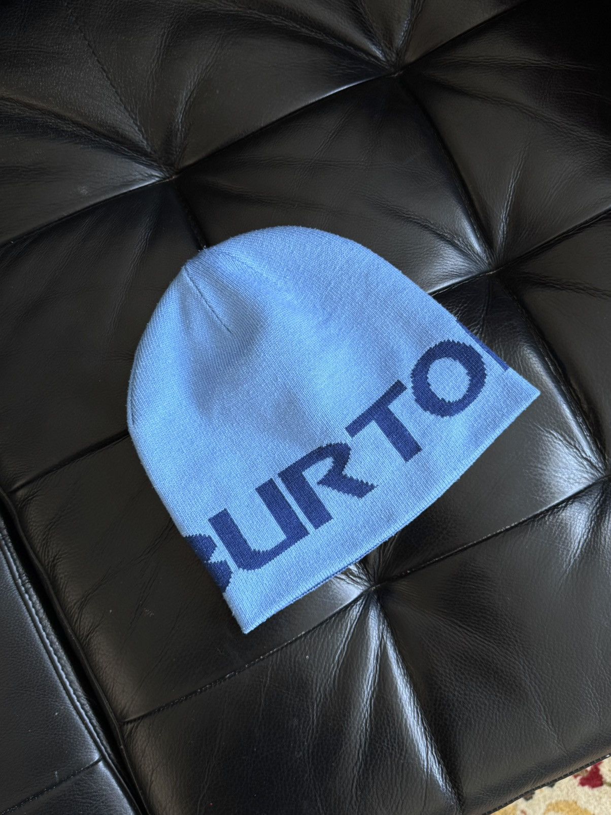Burton Burton Reversible Billboard Beanie Blue Navy Size ONE SIZE - 3 Thumbnail