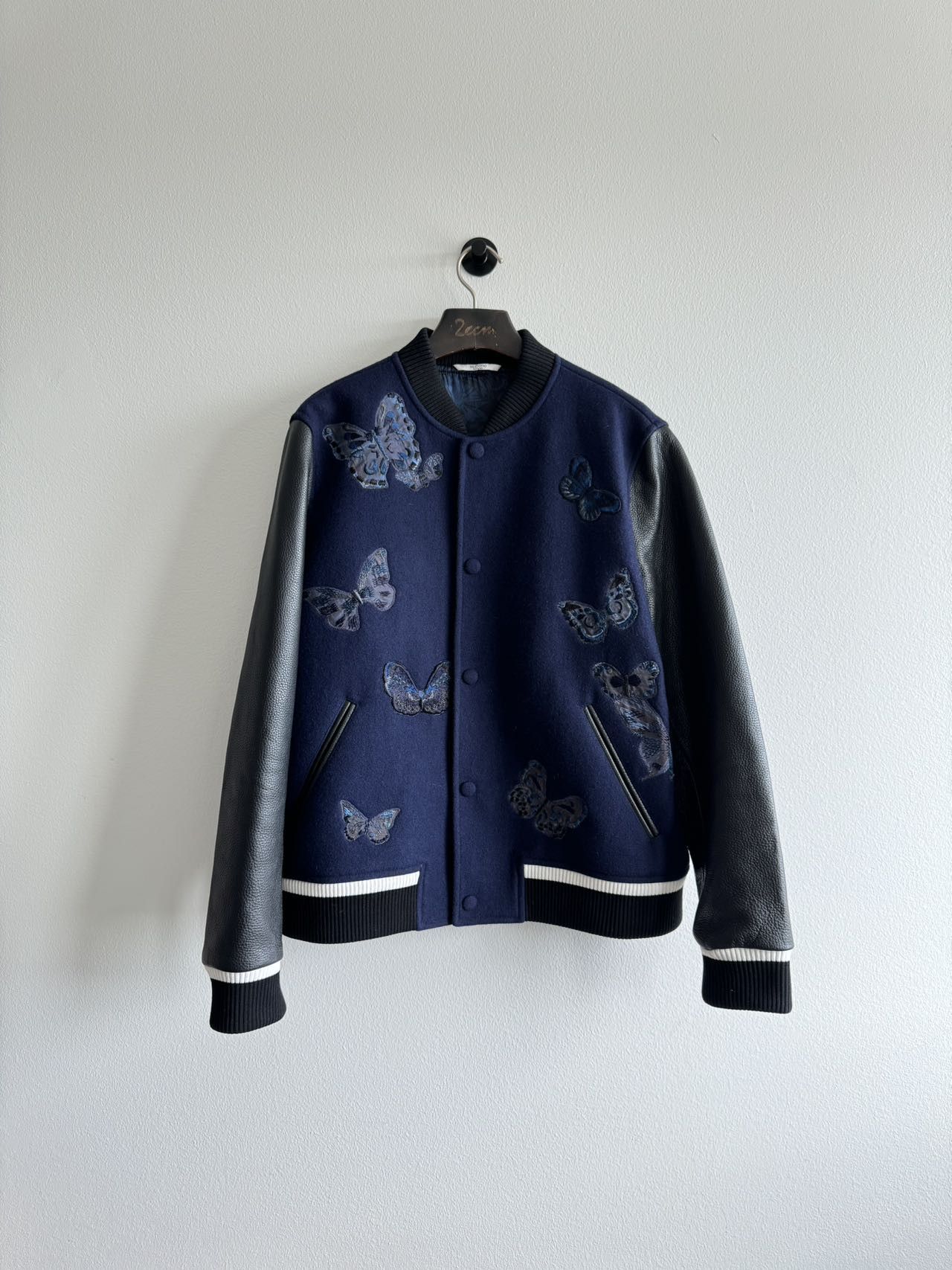 Valentino Valentino Varsity Wool Leather Jaclet IT 52 Size US L / EU 52-54 / 3 - 11 Thumbnail