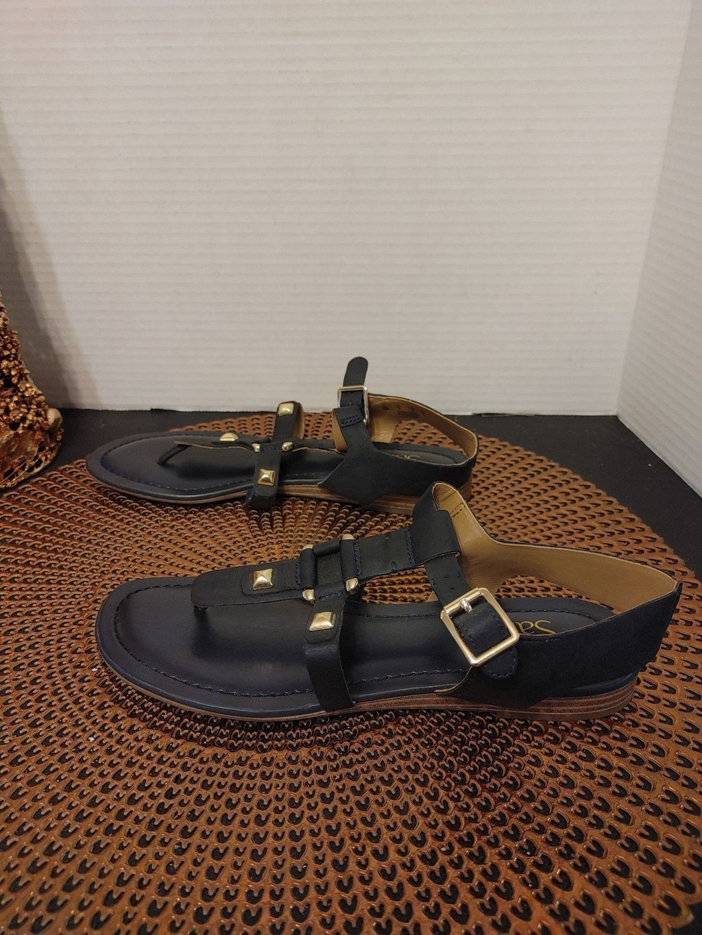 Franco Sarto Franco Sarto Leather Sandals Size 6M Size US 6 / IT 36 - 3 Thumbnail