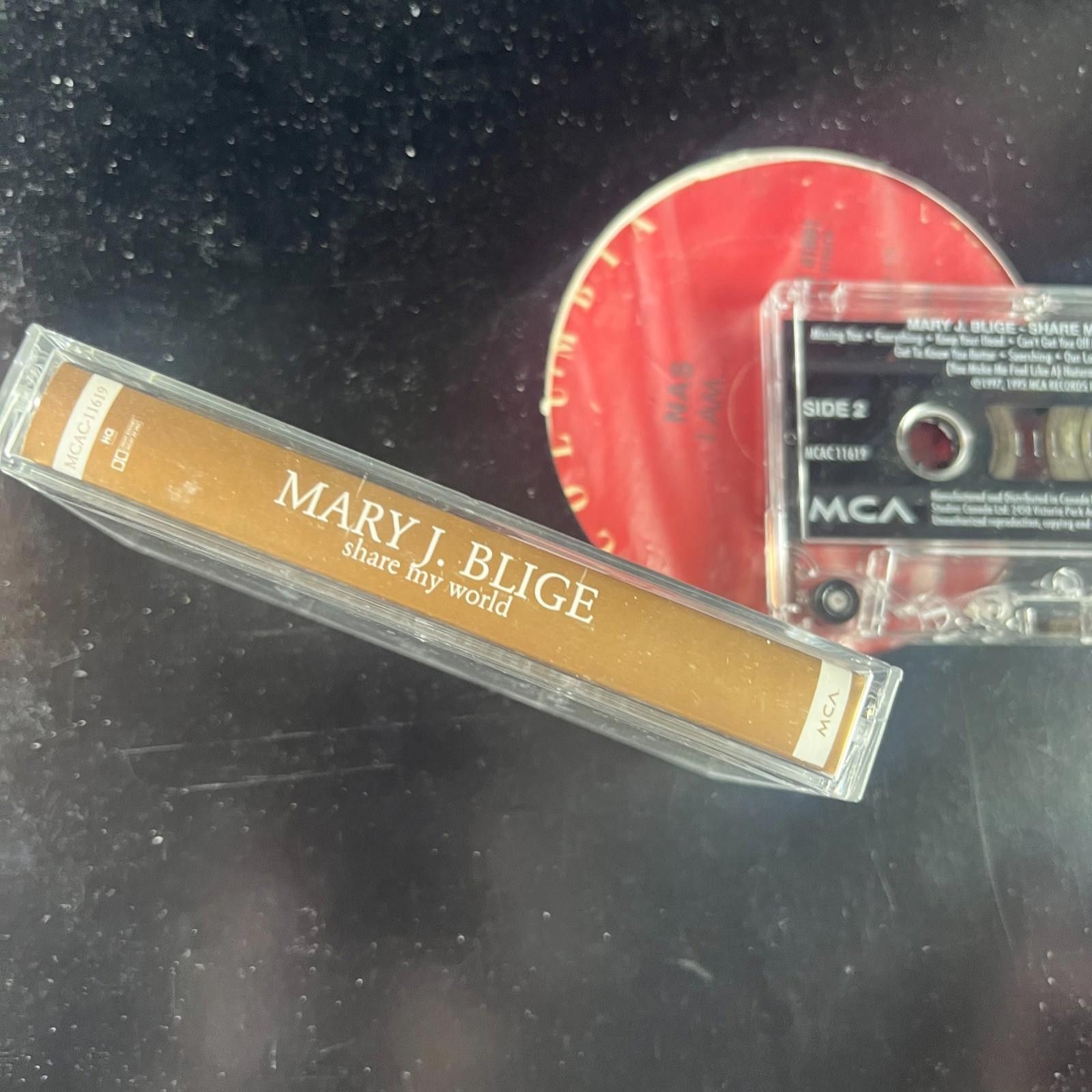 Other Mary J. Blige Share My World Cassette 1994 Uptown MCA Size ONE SIZE - 3 Thumbnail