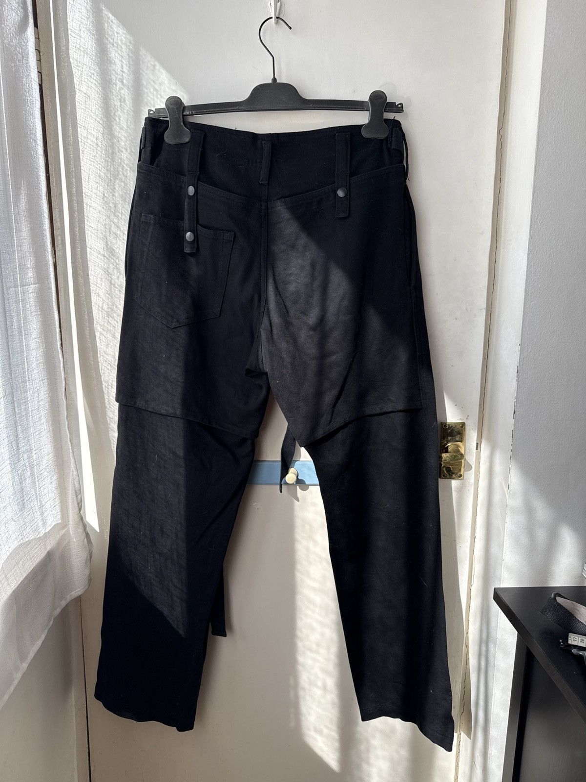 Yohji Yamamoto Yohji Yamamoto Pour Homme 100% cotton trousers Size US 33 - 6 Thumbnail