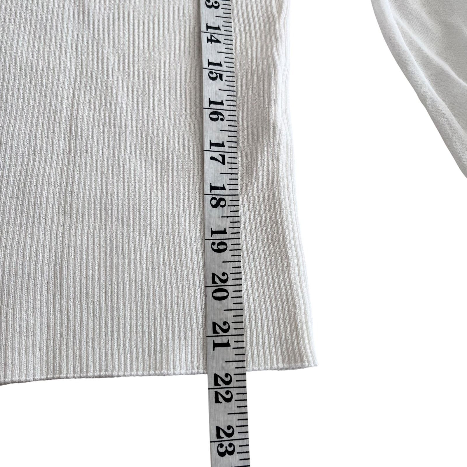 Jonathan Simkhai Jonathan Simkhai Veronica Ribbed Puff Sleeve Sweater Size XS / US 0-2 / IT 36-38 - 8 Thumbnail