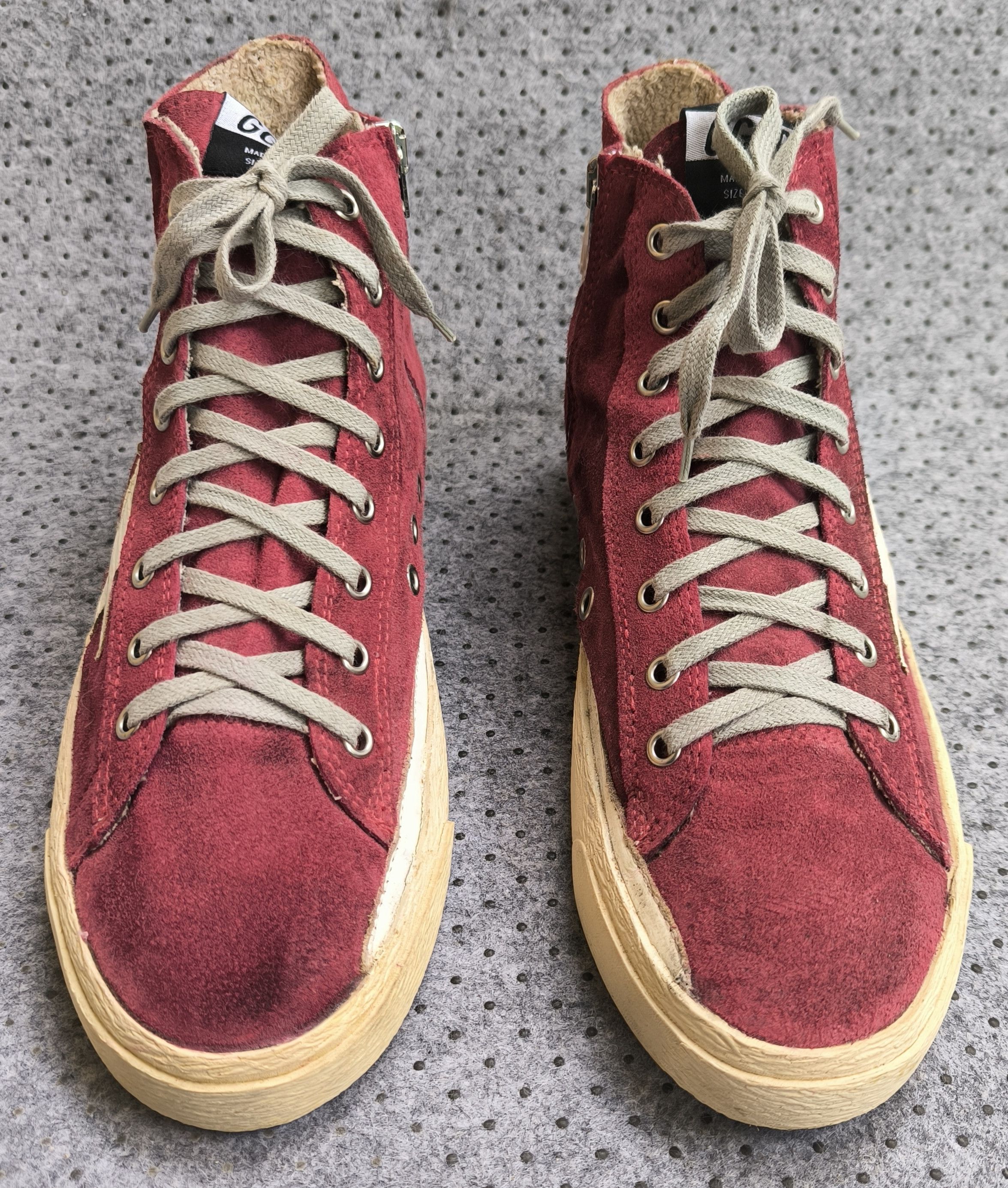 Golden Goose GOLDEN GOOSE men's Francy suede leather mid-cut sneakers Size US 8 / EU 41 - 3 Thumbnail