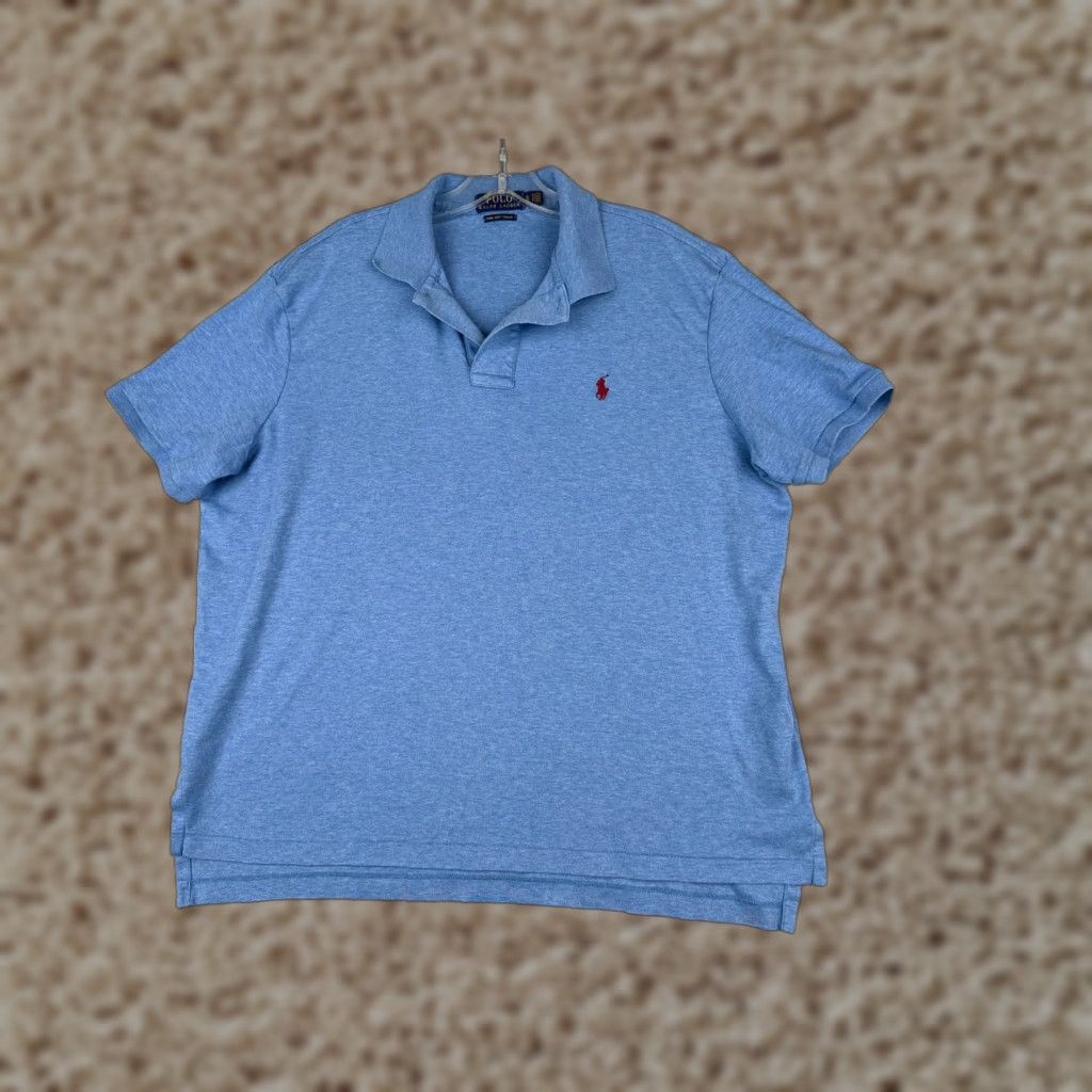 Ralph Lauren Ralph Lauren Polo Shirt Men XL Blue Pima Soft Cotton Short Sleeve Size US XL / EU 56 / 4 - 1 Thumbnail