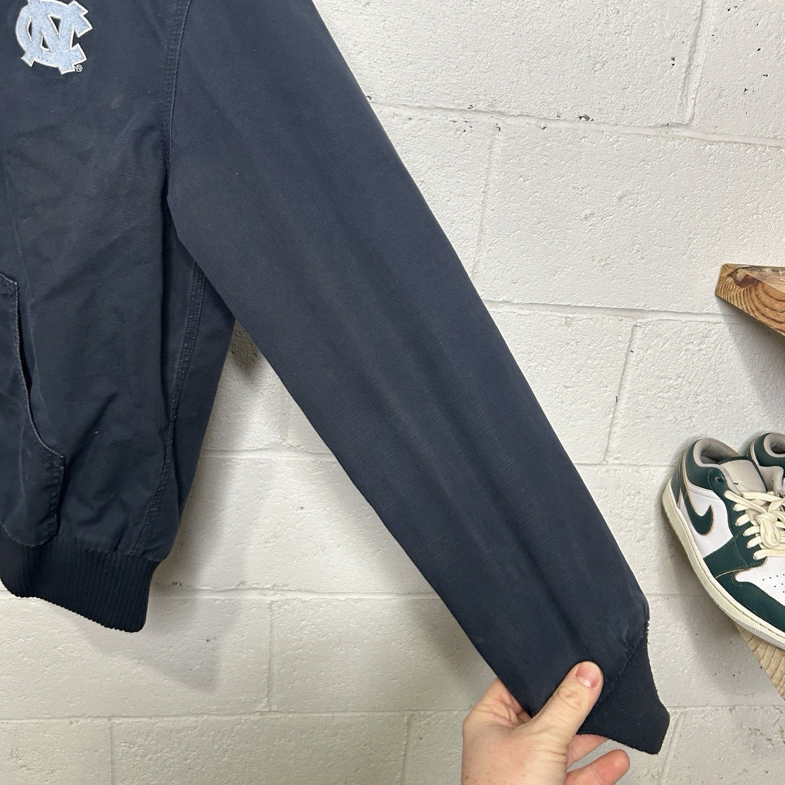 Carhartt Y2K Carhartt Ripstop Hooded Active Jacket "UNC Tarheels" Size US M / EU 48-50 / 2 - 8 Thumbnail