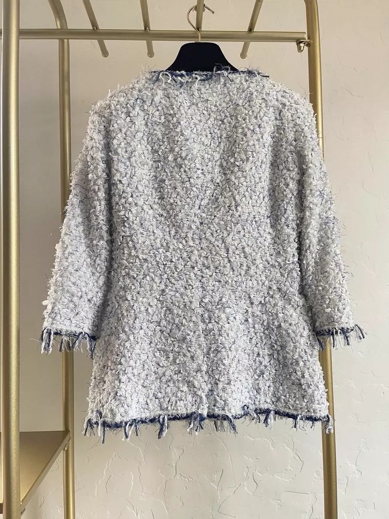 Chanel Chanel Waterfall series blue tassel jacket Size XXS / US 00 / IT 34 - 2 Thumbnail