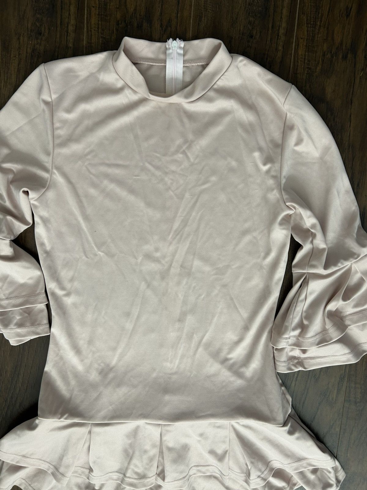 Other Ruffled Bell Sleeve Top Dress Size L / US 10 / IT 46 - 3 Thumbnail