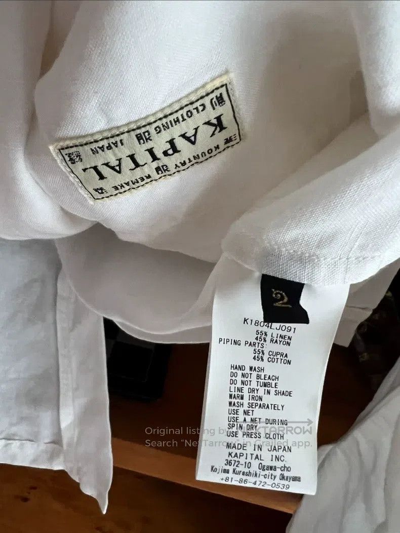 Kapital Kapital White linen suit casual jacket Size US M / EU 48-50 / 2 - 6 Thumbnail