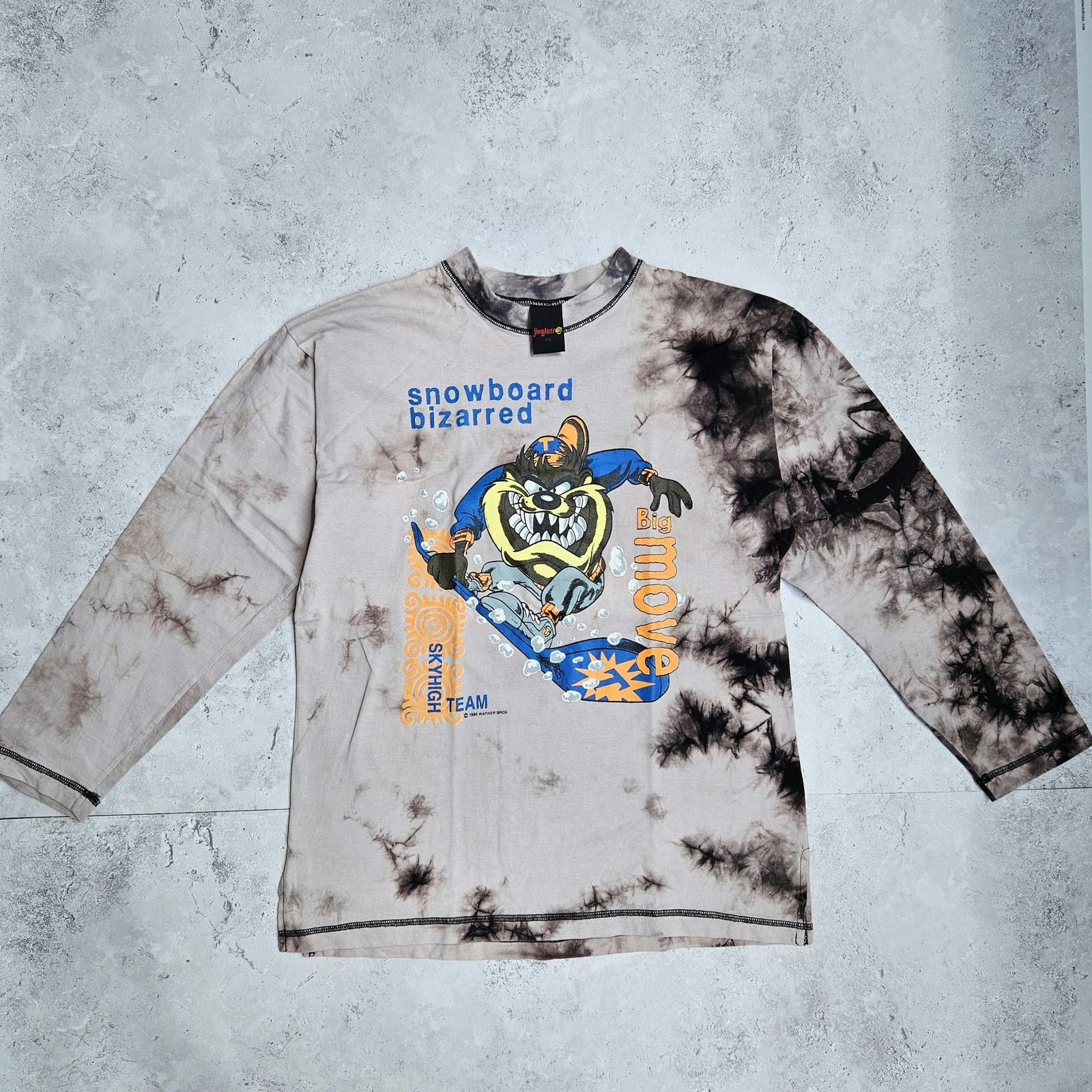Vintage × Warner Bros Vintage 1995 Tasmanian Devil Long Sleeve Size US M / EU 48-50 / 2 - 1 Thumbnail